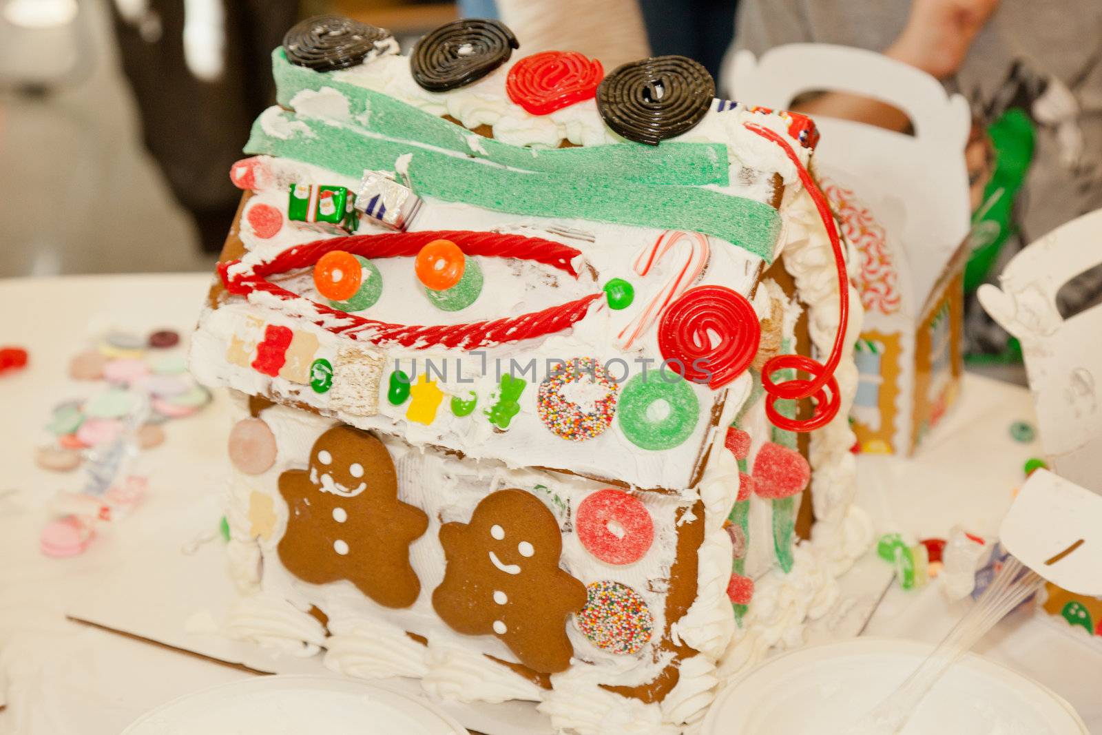Gingerbread dough is used to build gingerbread houses similar to the "witch's house" encountered by Hansel and Gretel.