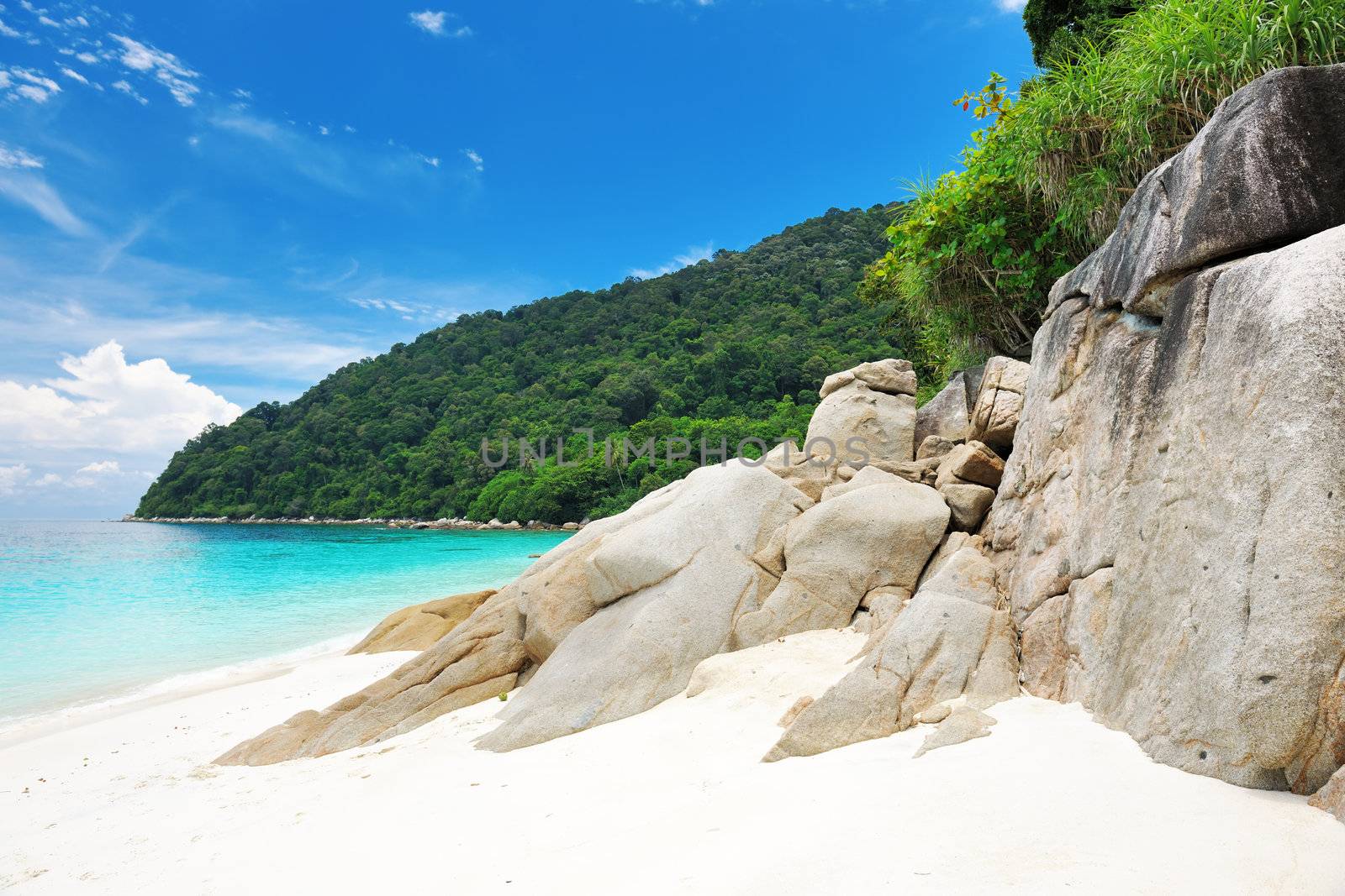 Beautiful beach at Perhentian islands, Malaysia