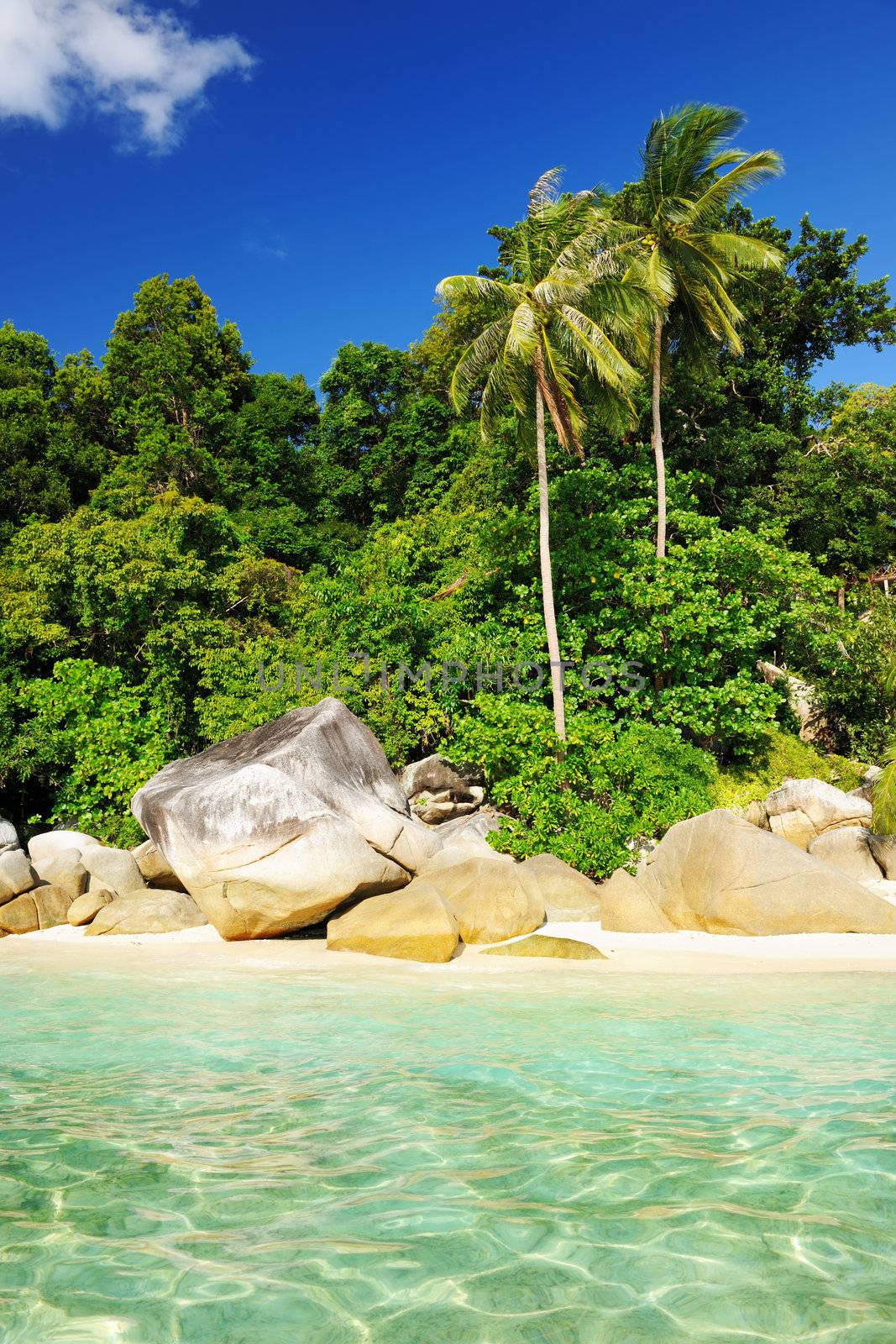 Beautiful beach at Perhentian islands, Malaysia