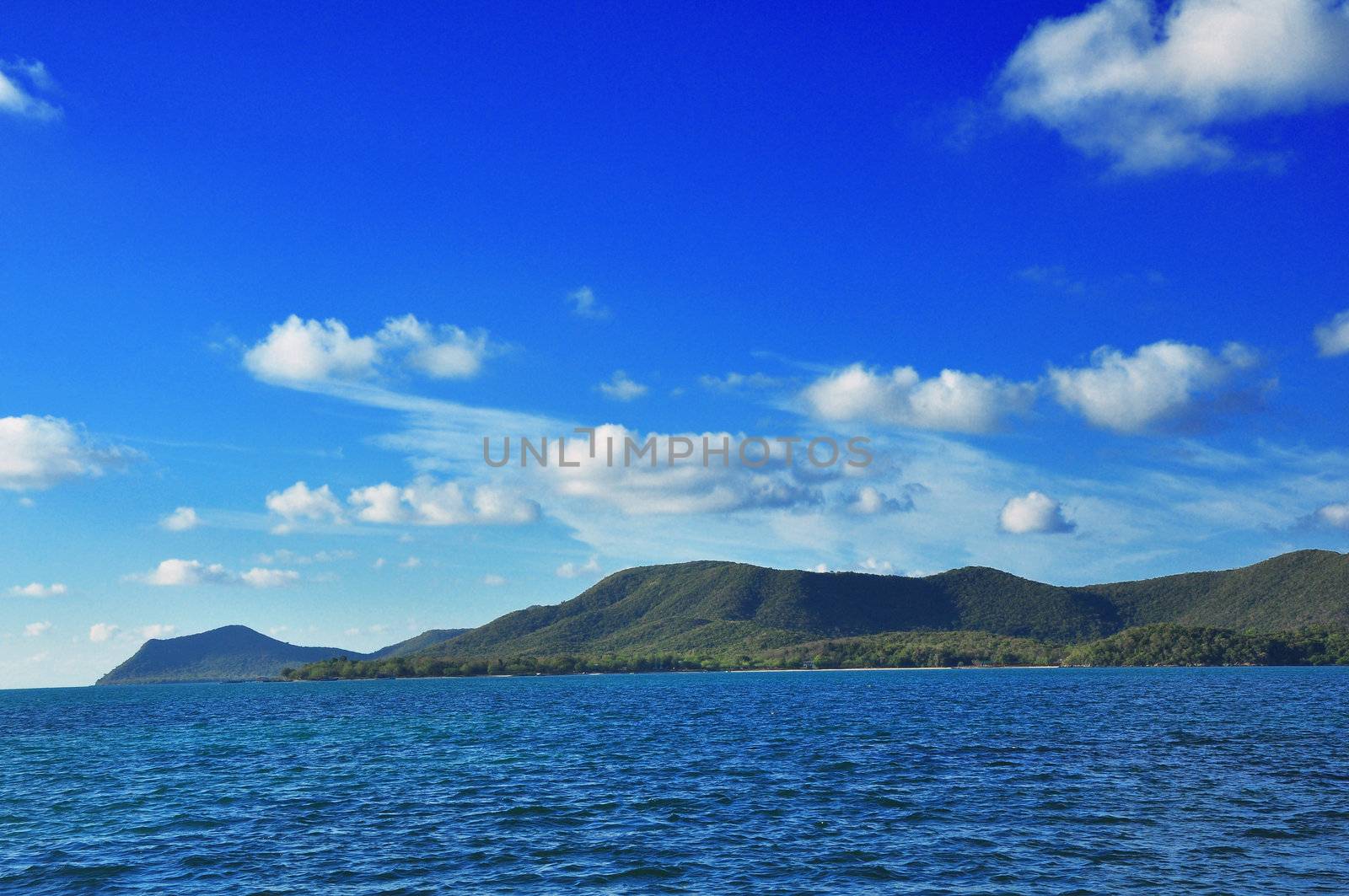 The island at Sattahip beach , Thailand