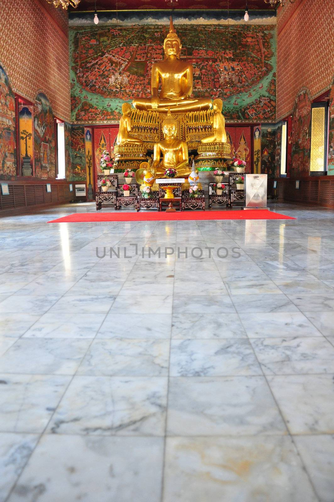 Buddha statue at Amphawan temple, Thailand