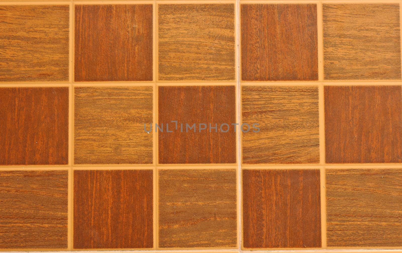 brown ceramic tiled floor background with space for text or image