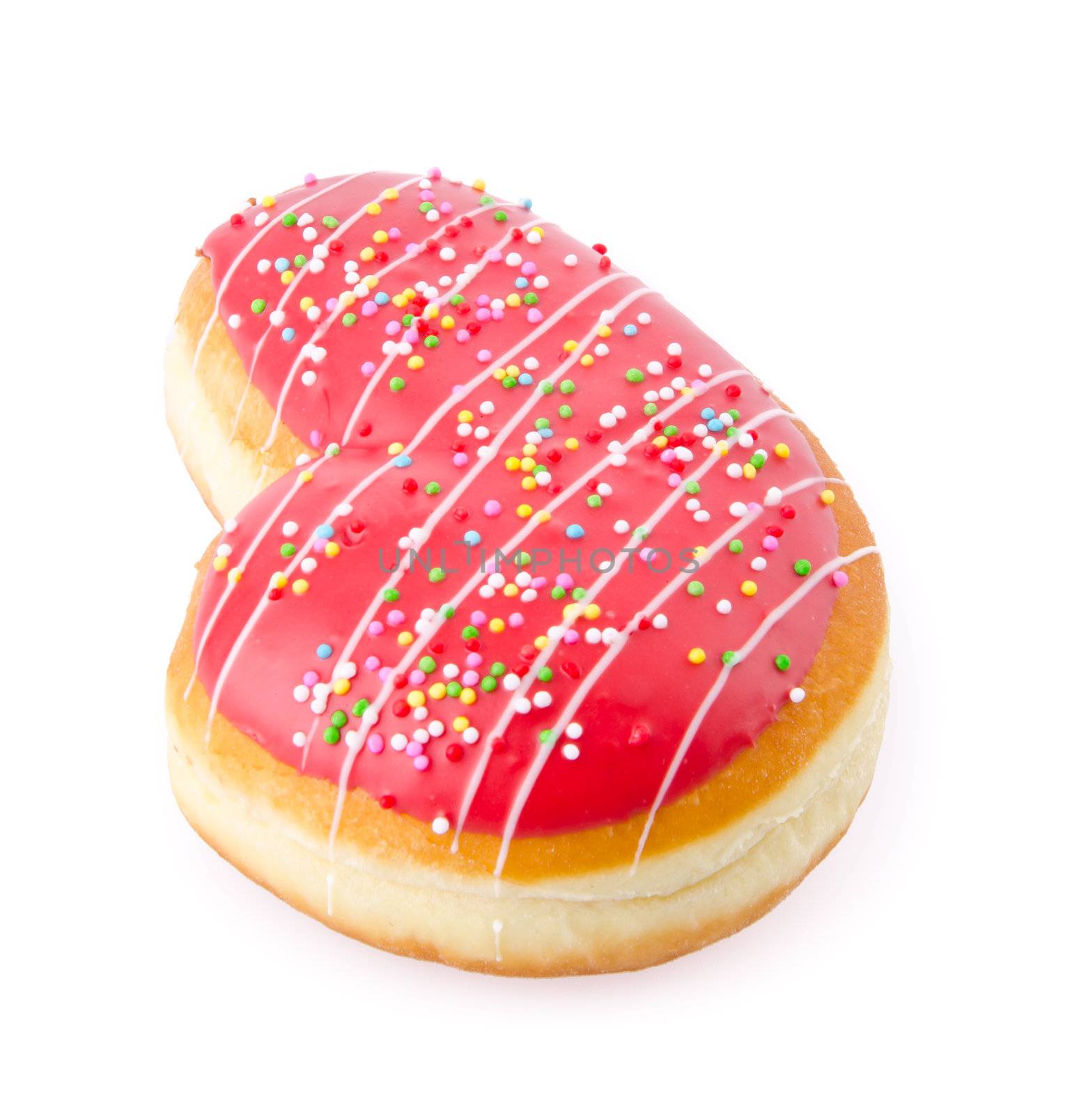 Donut, funny donut on the background