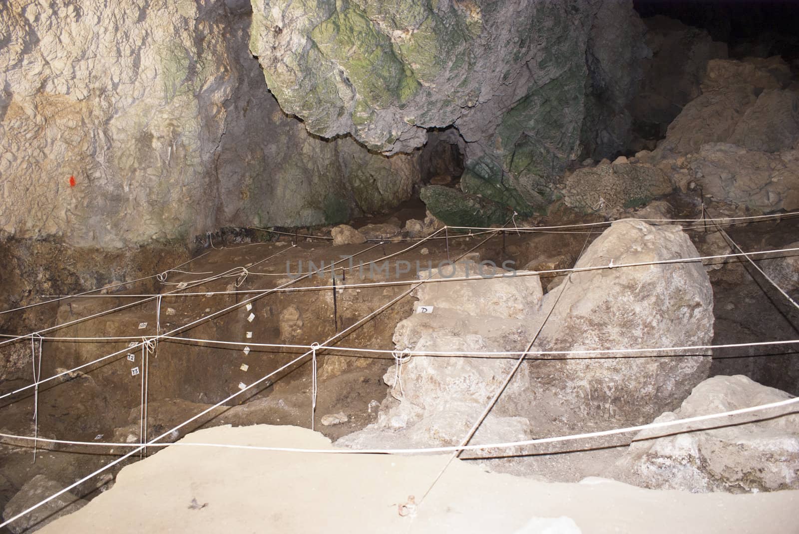 San Teodoro Cave, Acquedolci, Sicily. Here were found the fossil remains of the first woman in Sicily, which was given the name of Thea (from the Latin Theodora) to connect to the cave