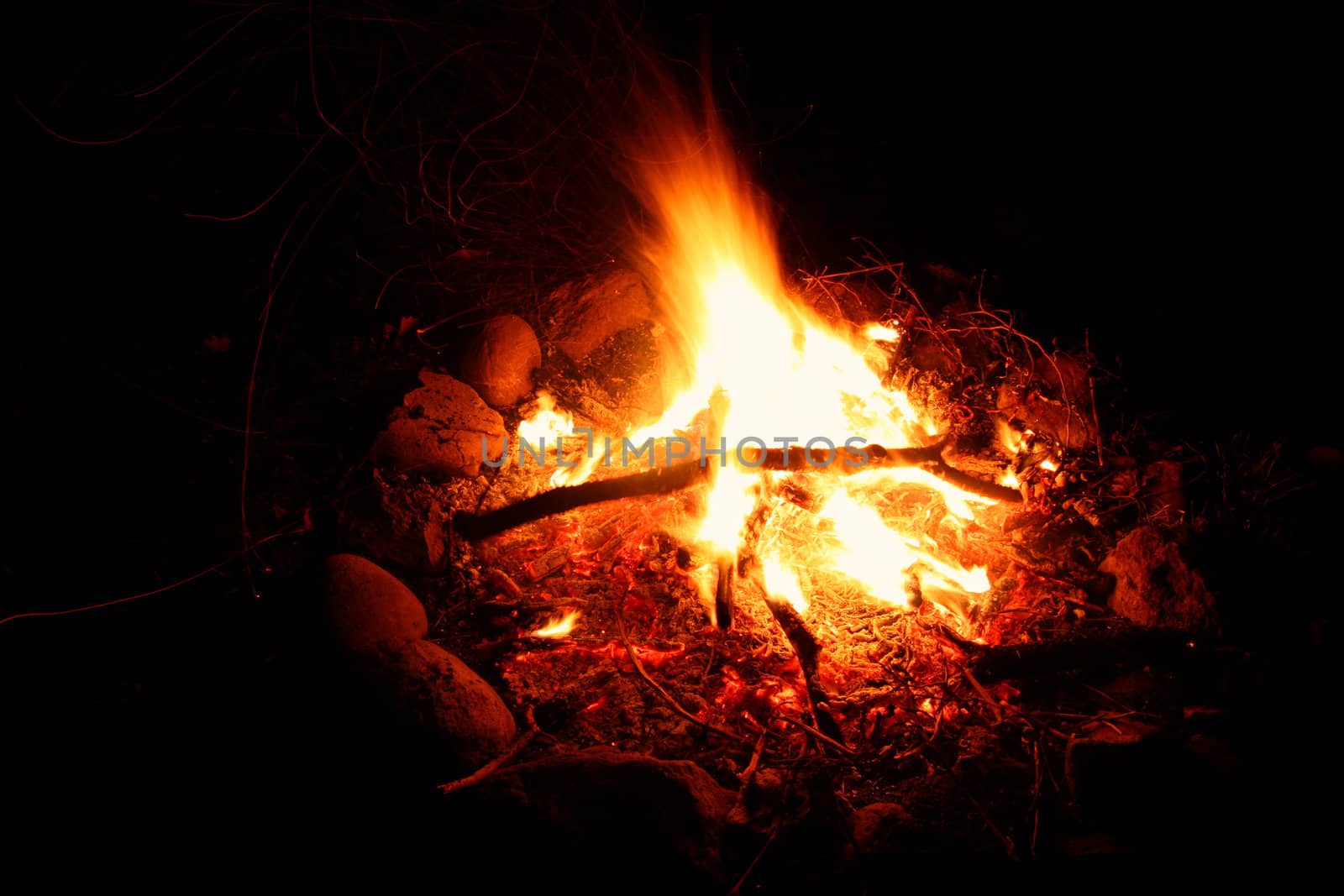 Camp Fire Background by Wirepec