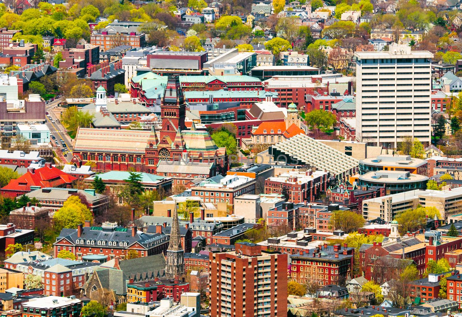 Harvard Campus Aerial by edan