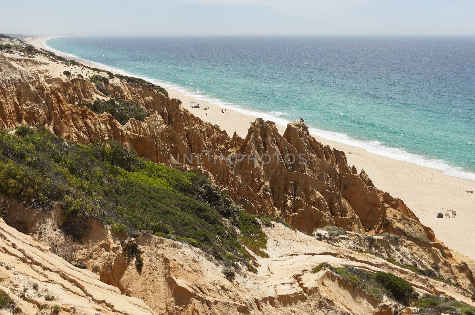 Sandstone cliff by mrfotos