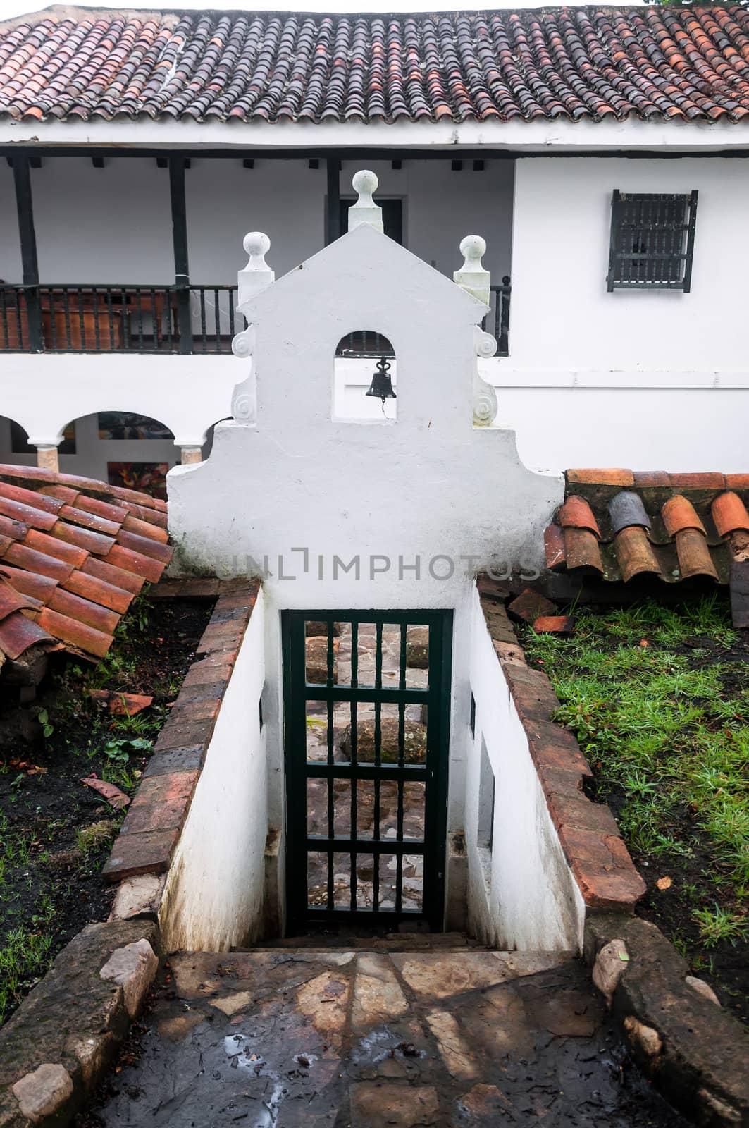 Doorway leading to courtyard of old colonial monastery