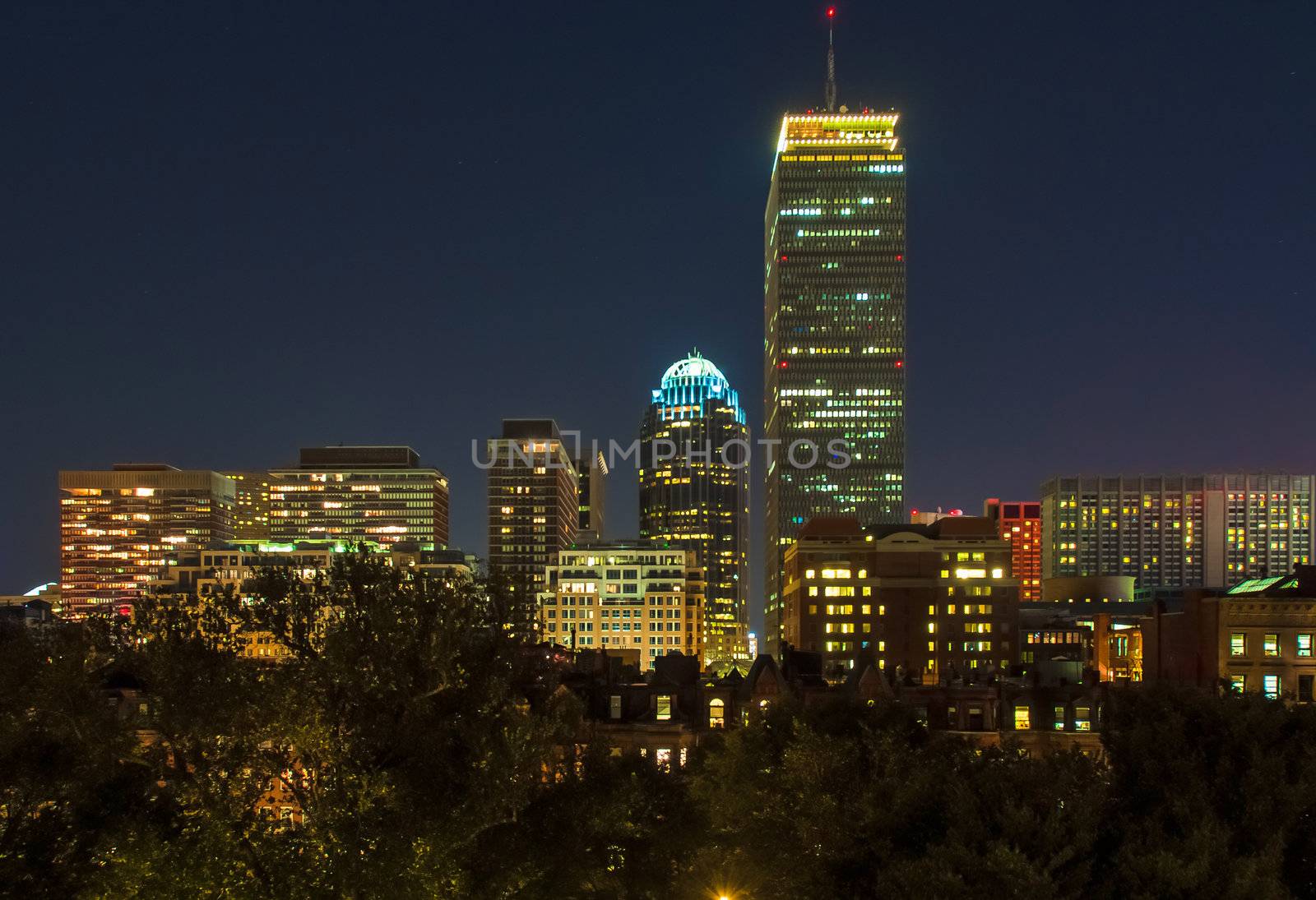 Boston Back Bay skyline by edan