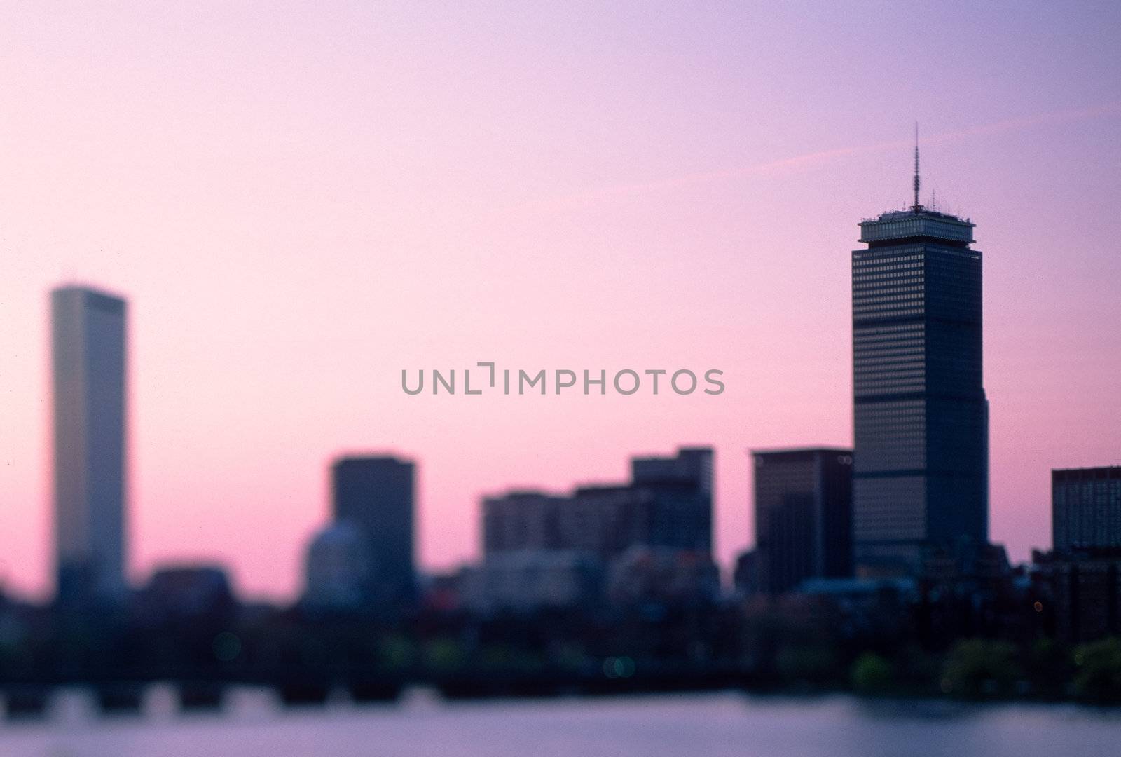 Prudential Building and Hancock Tower in Boston's Back Bay