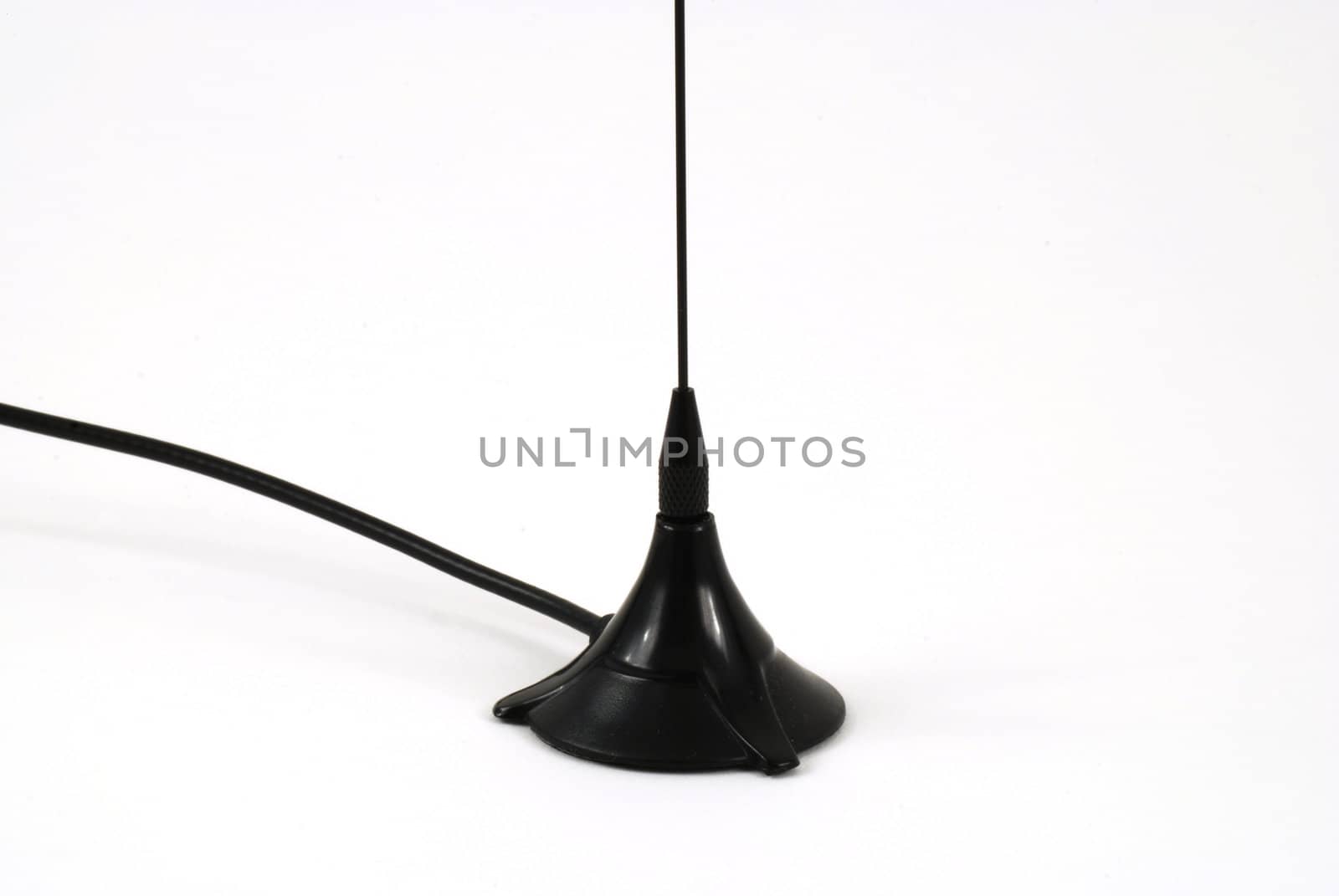 stock pictures of a communications antenna with a coil