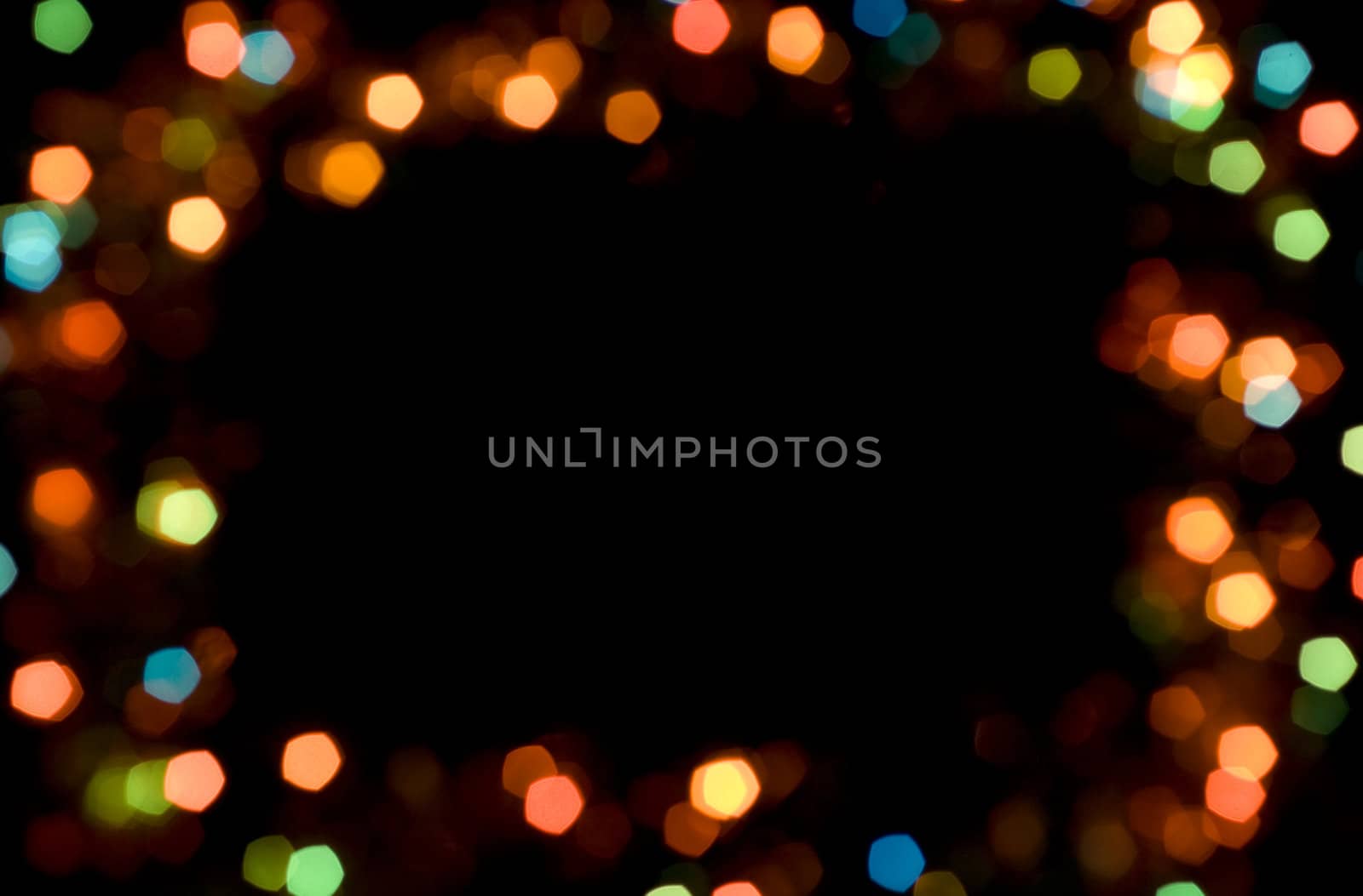 Colorful abstract in the form of a frame
