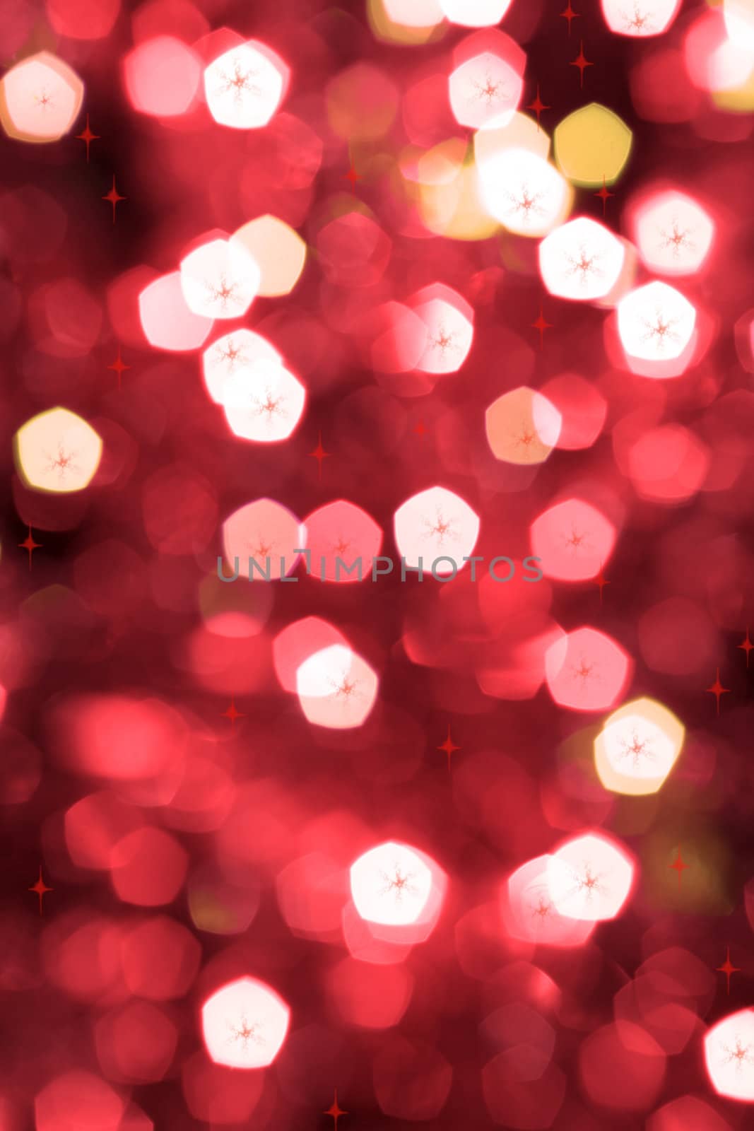 Glitter of color christmas lighting background
