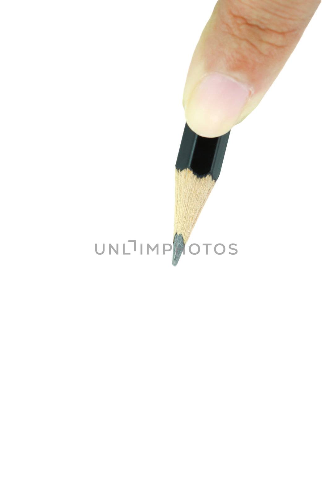 human hands with pencil and writting something by bajita111122