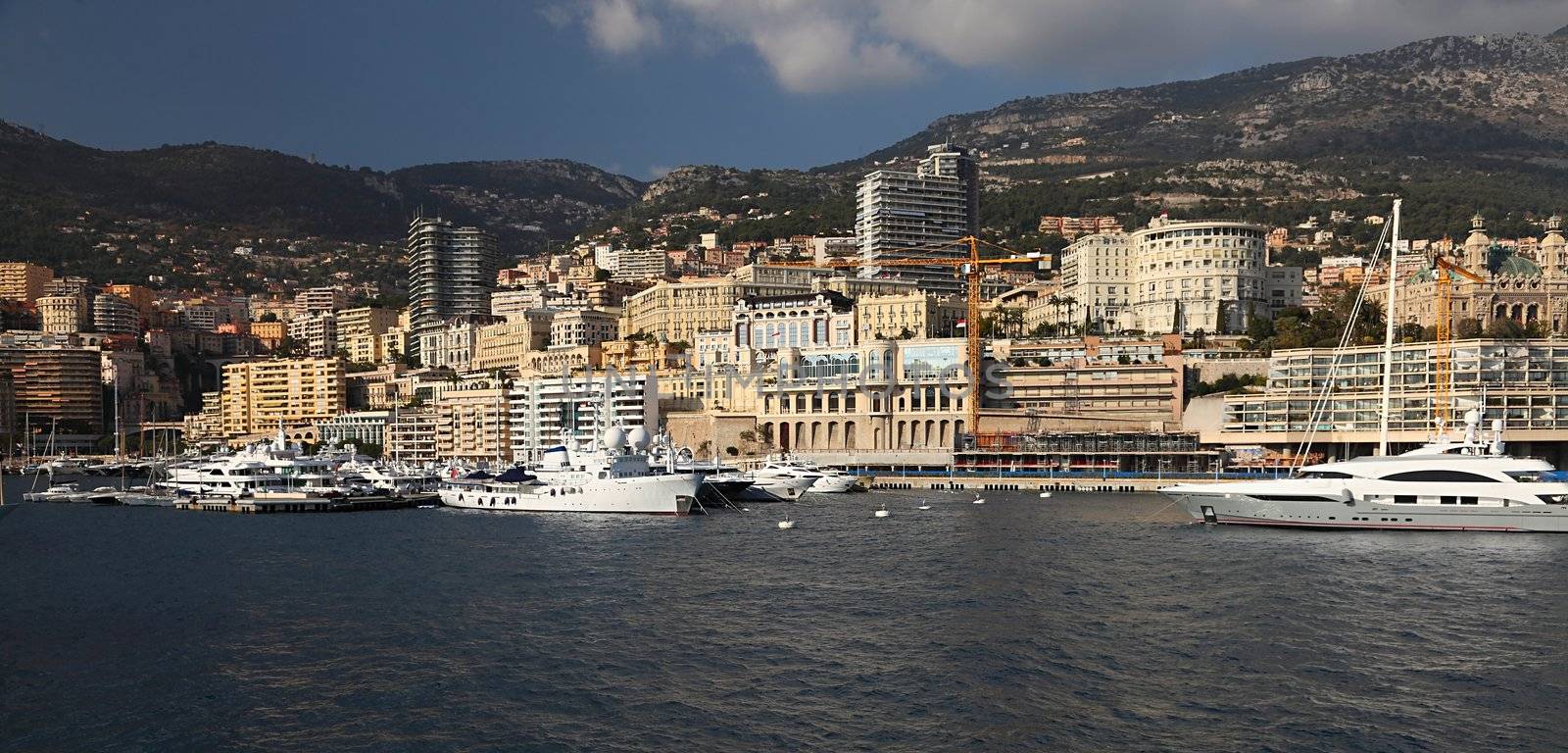 View of Monaco from the sea