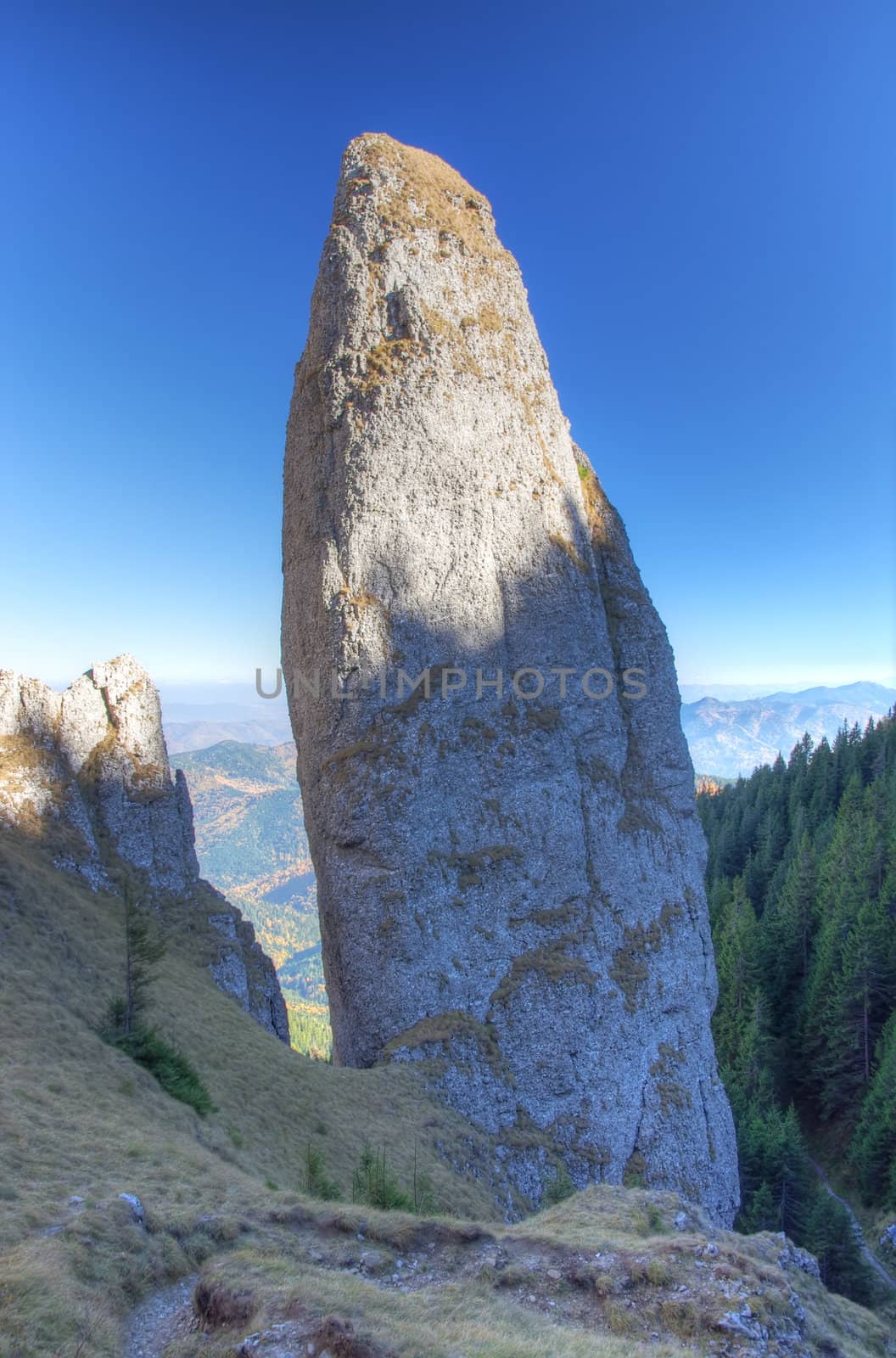Giant stone on the mountain