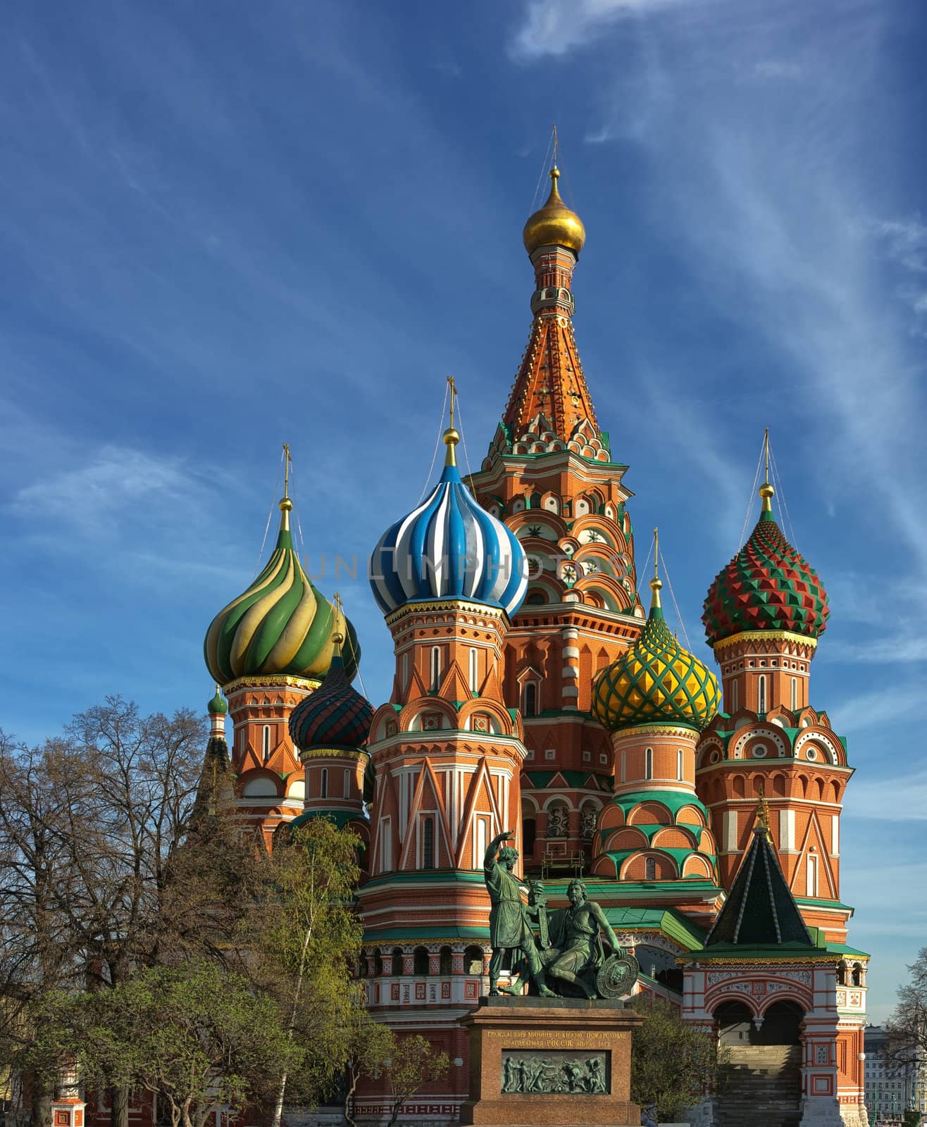 A view of the St. Basil's Cathedral, Russia, Moscow