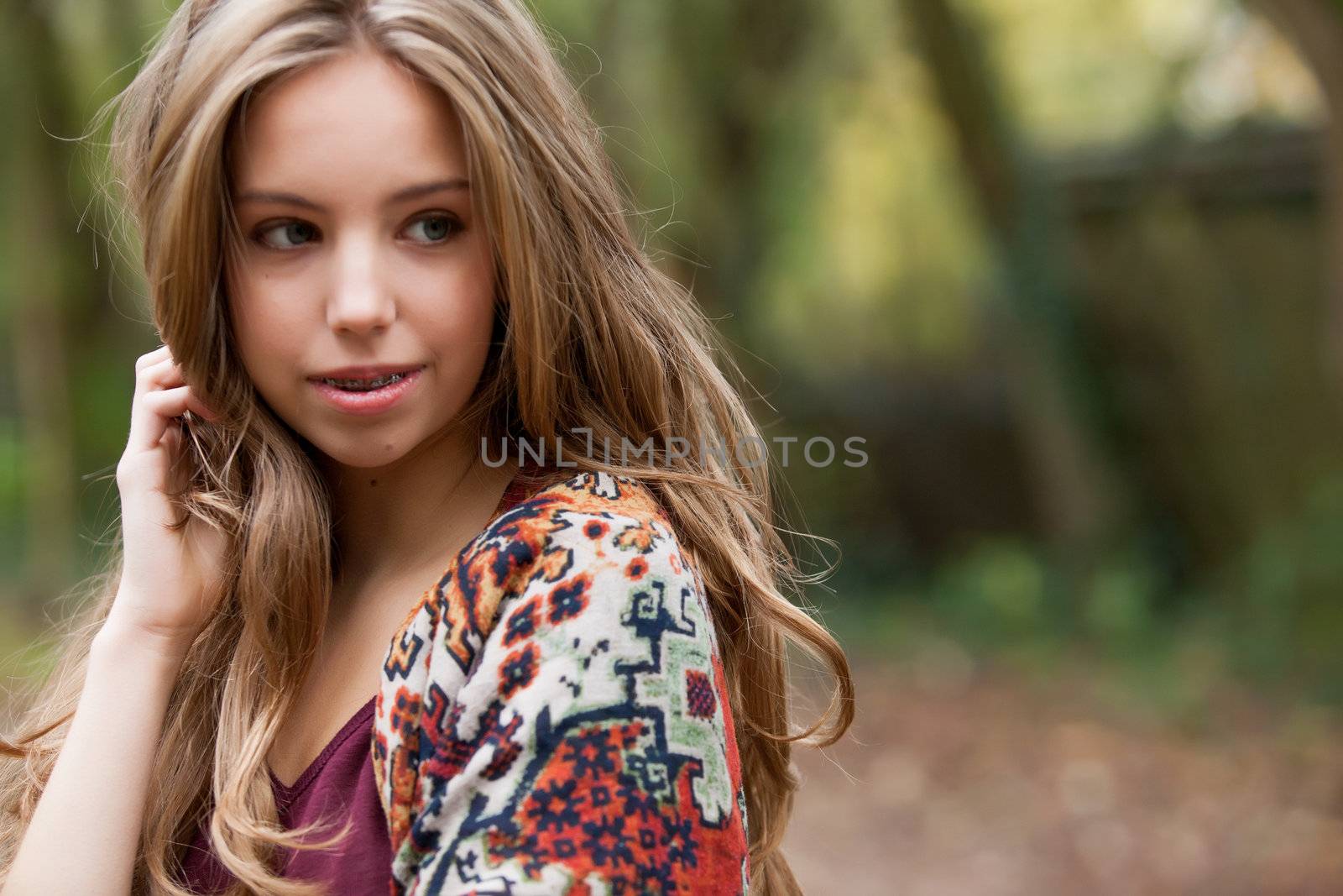 teen in the autumn by DNFStyle