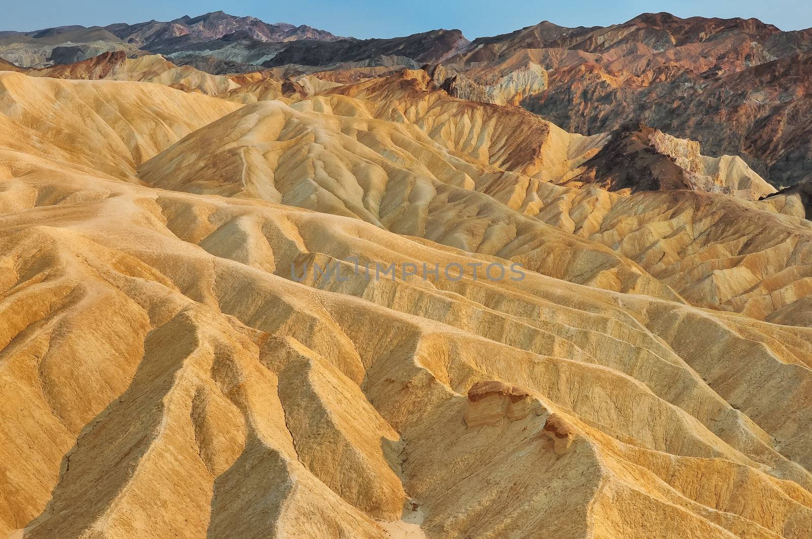 Death valley Zabriskie point landscape by martinm303
