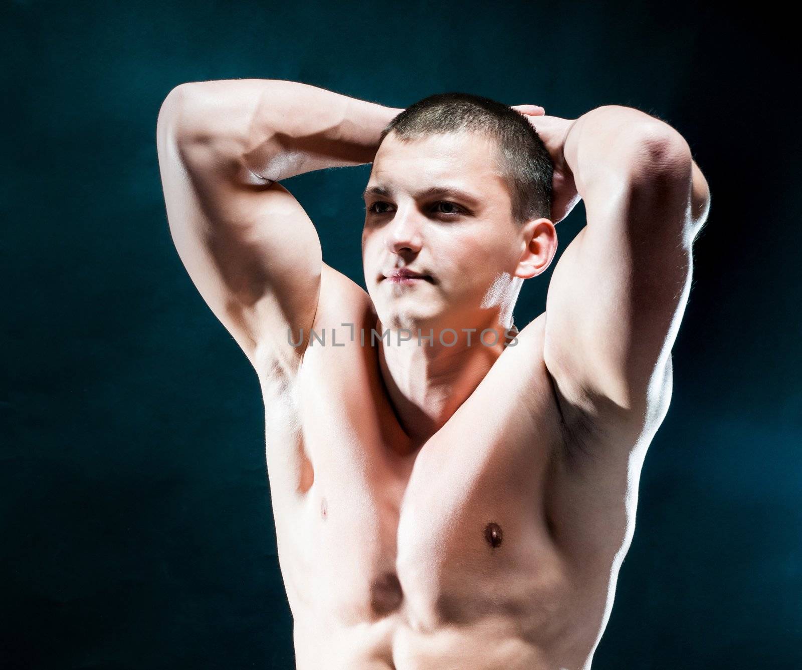 muscular man by GekaSkr