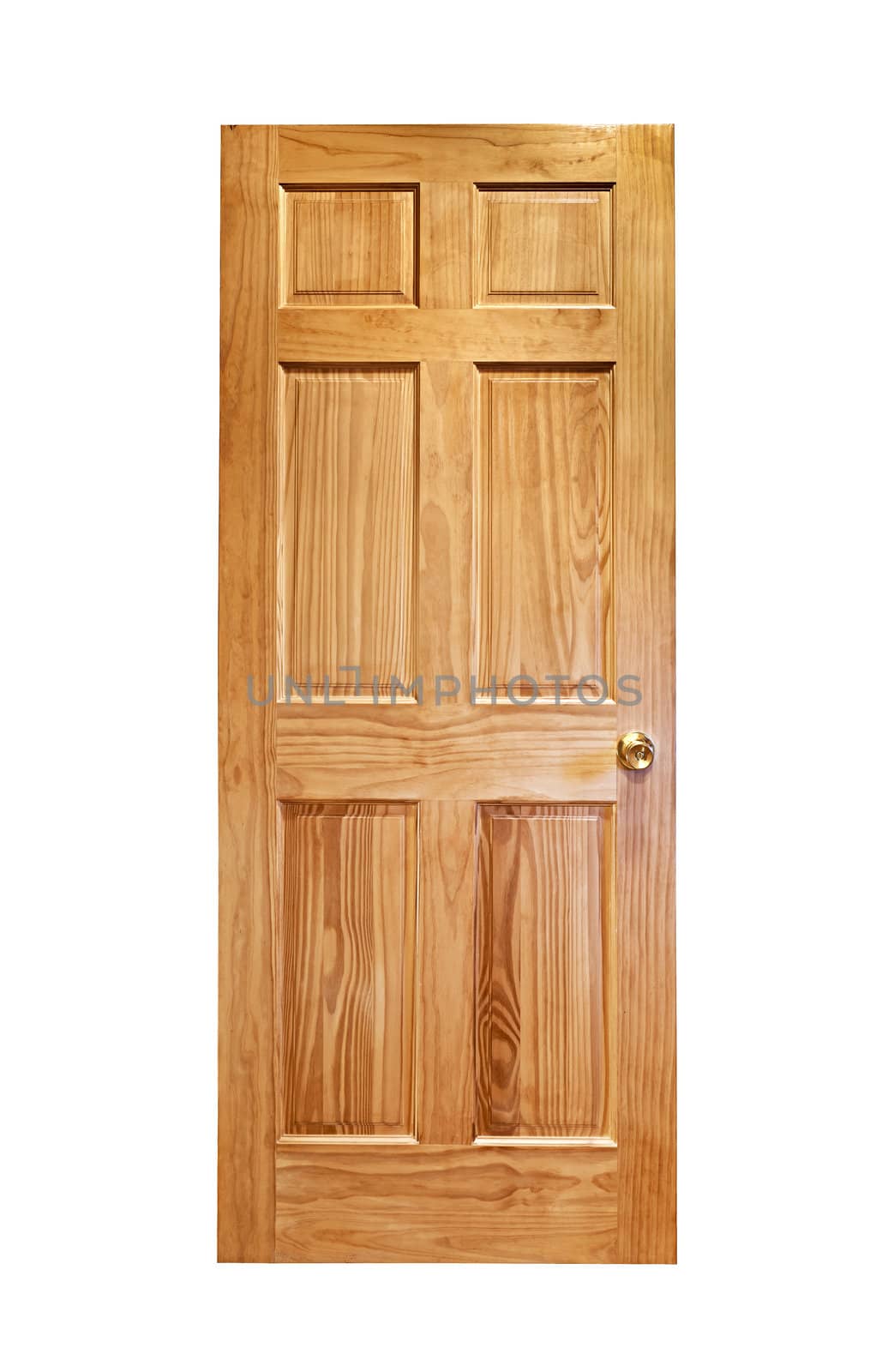 Wooden door isolated by elenathewise