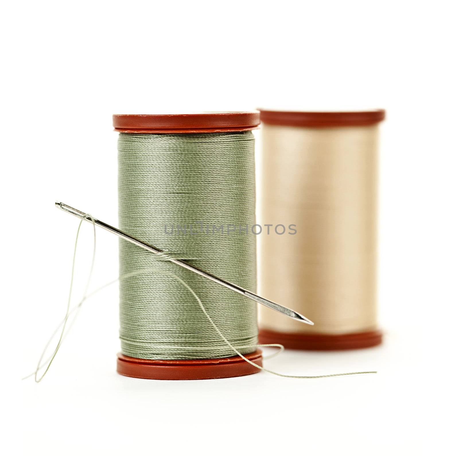 Spools of thread by elenathewise