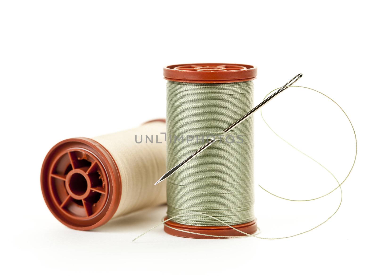 Spools of thread by elenathewise