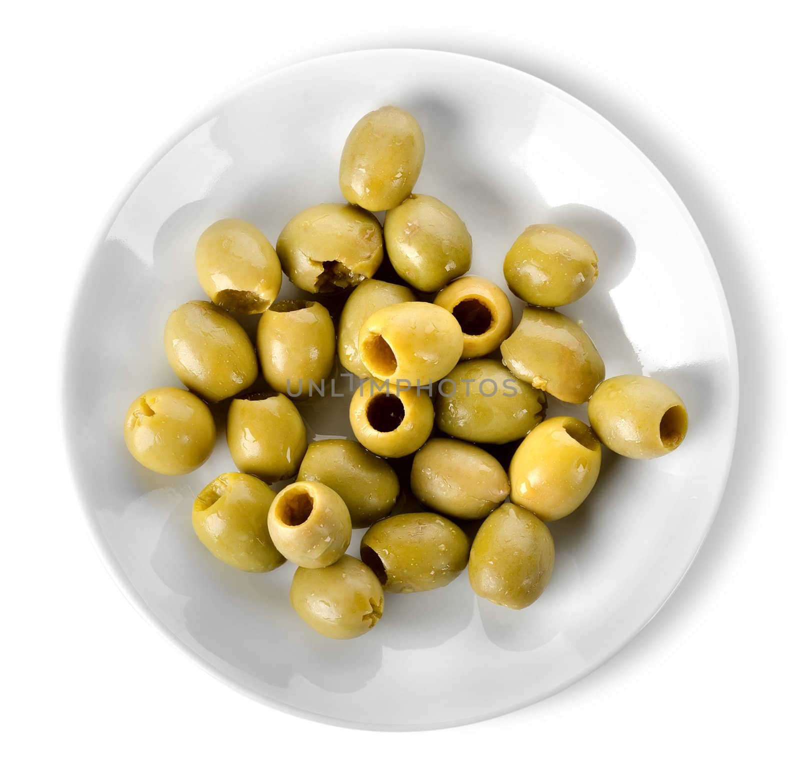Olives in a plate by Givaga