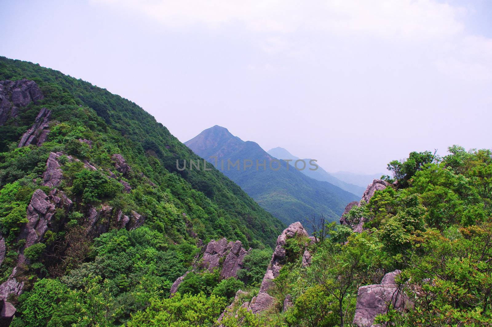 travelling at top of mounain at south china