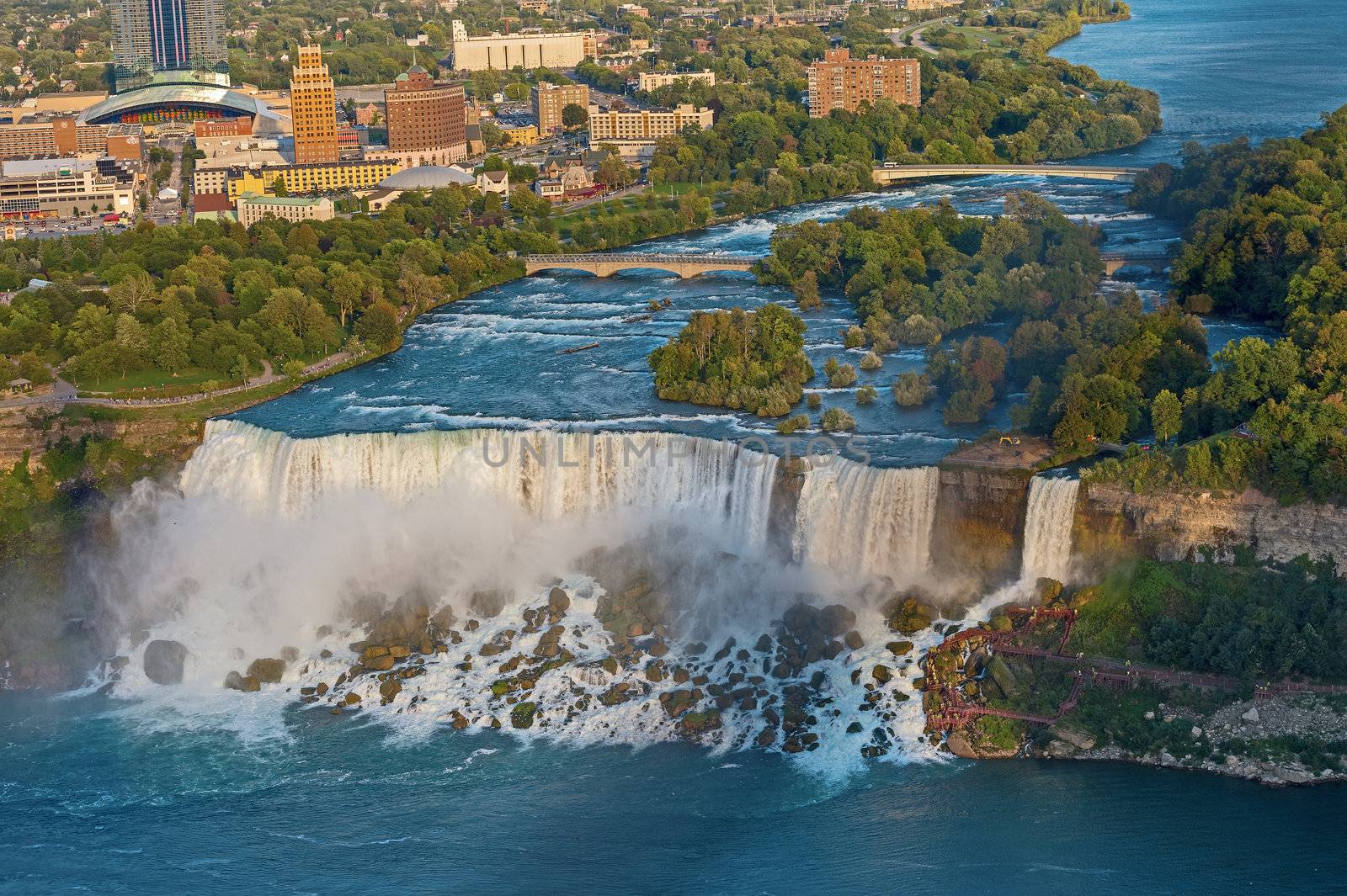 Aerial View on Niagara Falls from Skylon Tower by Marcus