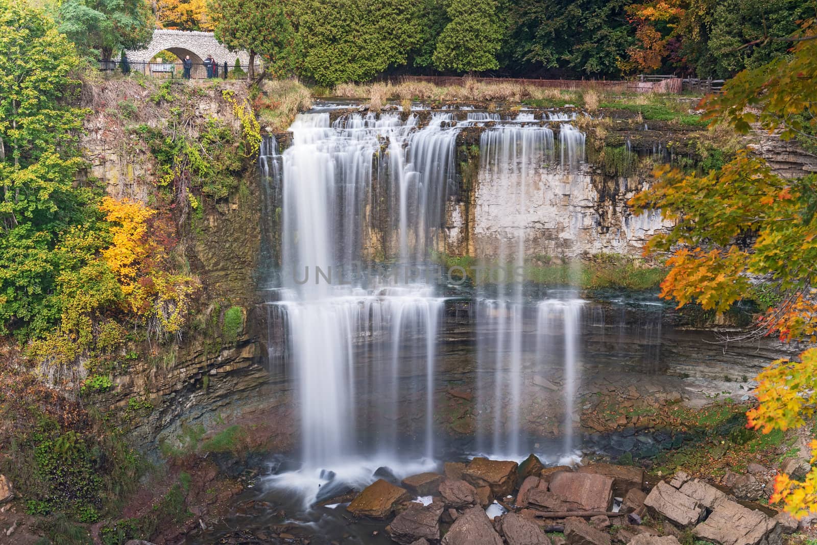 Webster Falls during Autumn