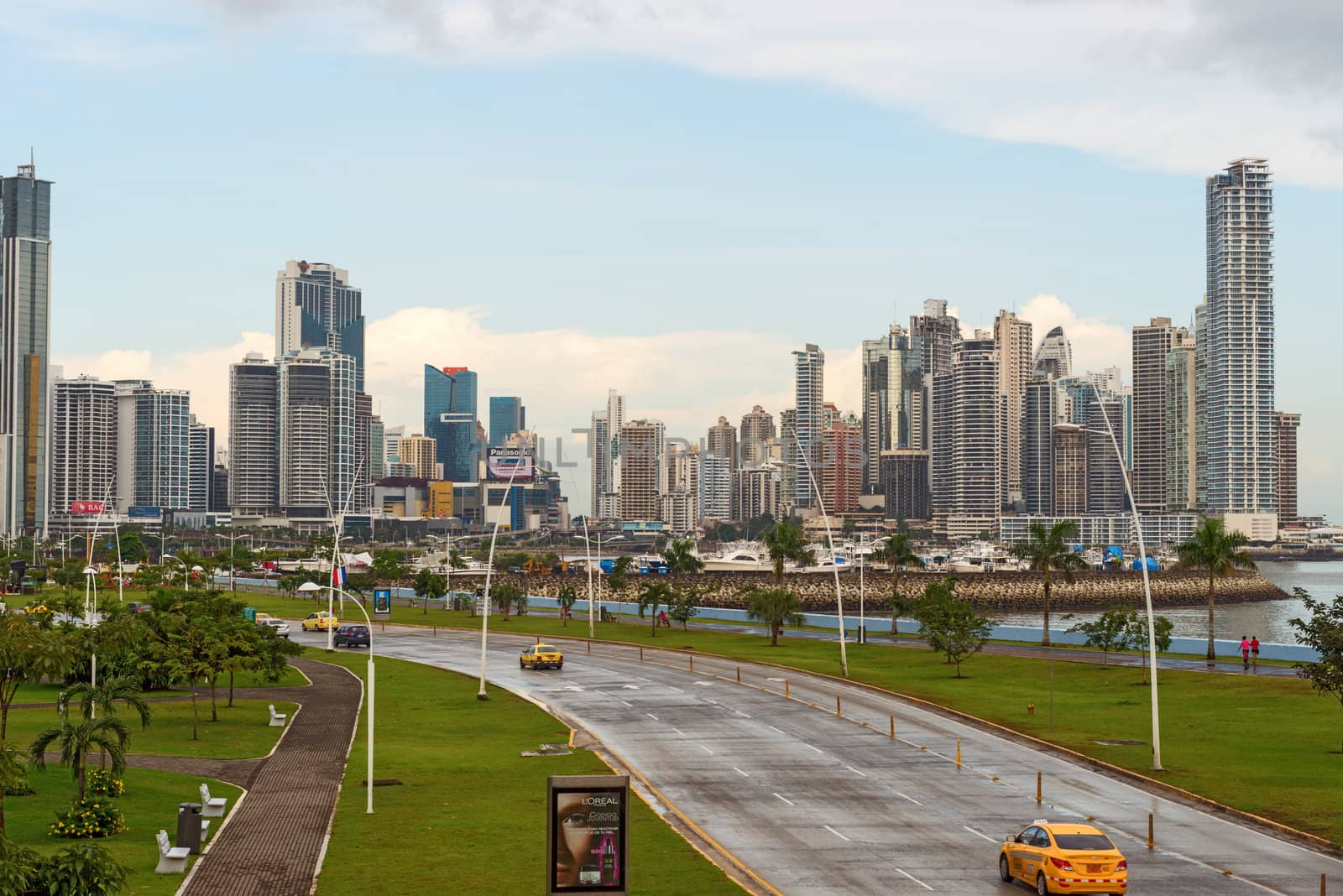 Panama city downtown skyline by Marcus