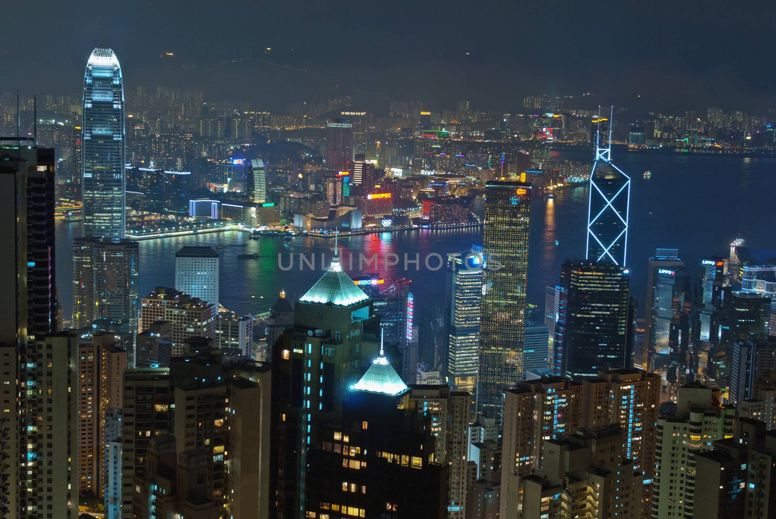 Hong Kong Night Scene by Marcus