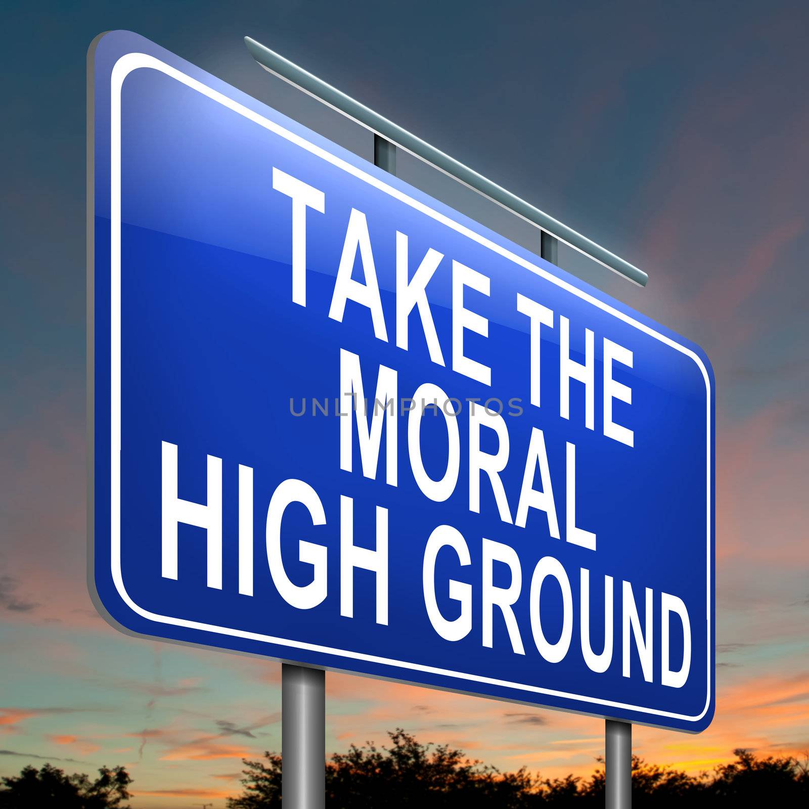 Moral high ground. by 72soul
