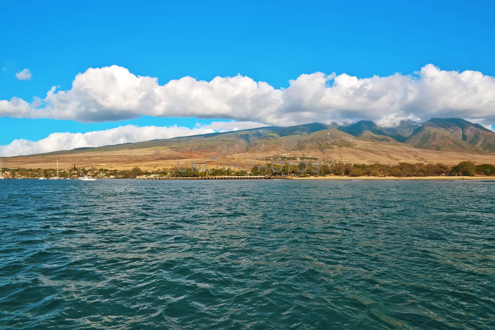 Maui Island Landscape near Lahaina Town