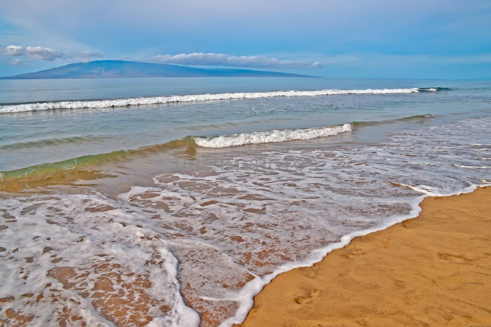 Komohana or West Maui Volcano as seen Wailea-Makena, Hawaii