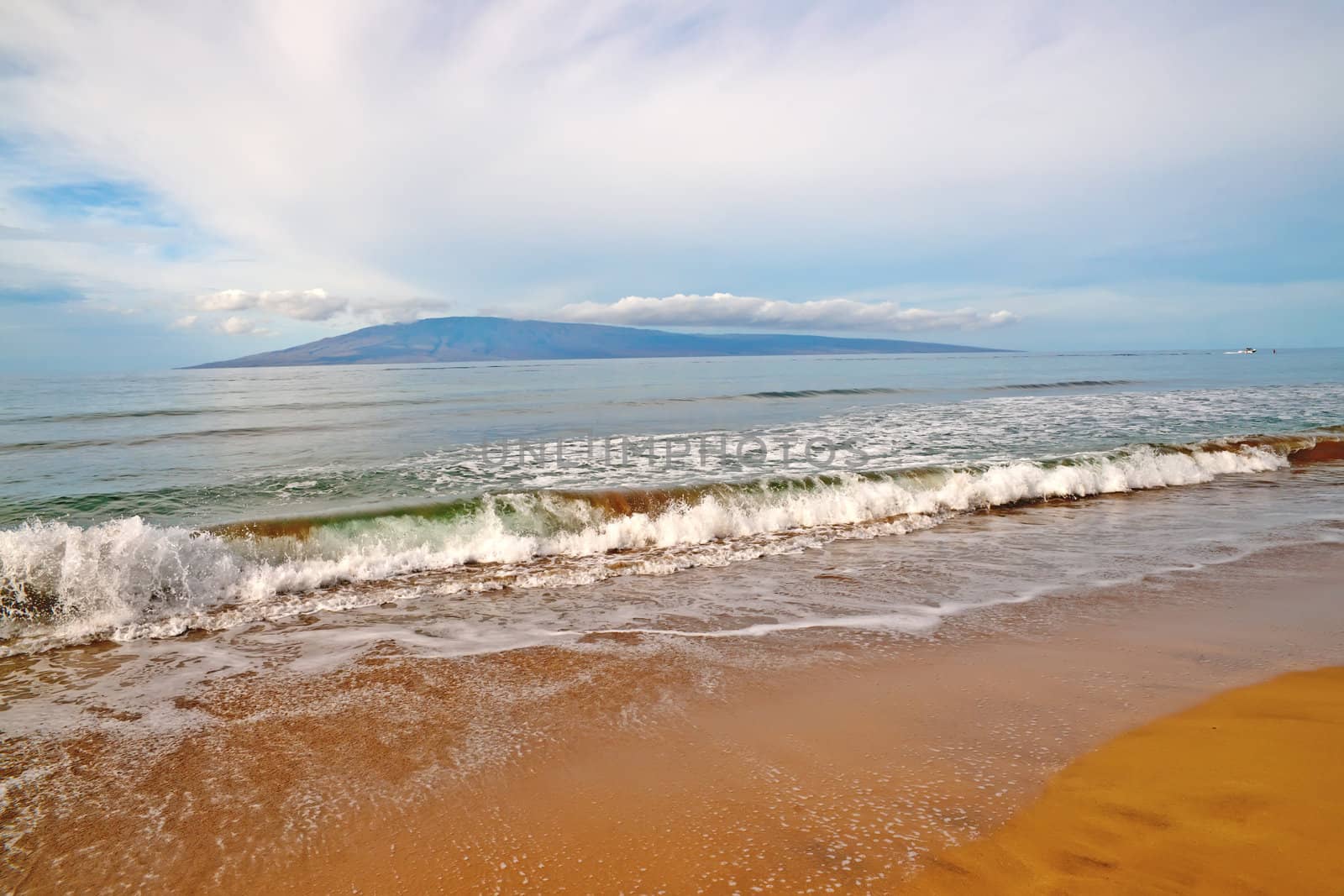 Komohana or West Maui Volcano as seen Wailea-Makena, Hawaii