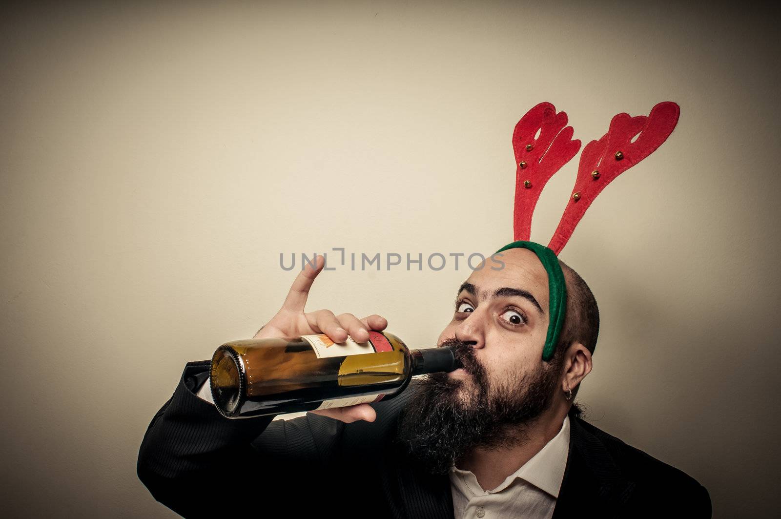 drunk modern elegant santa claus babbo natale by peus