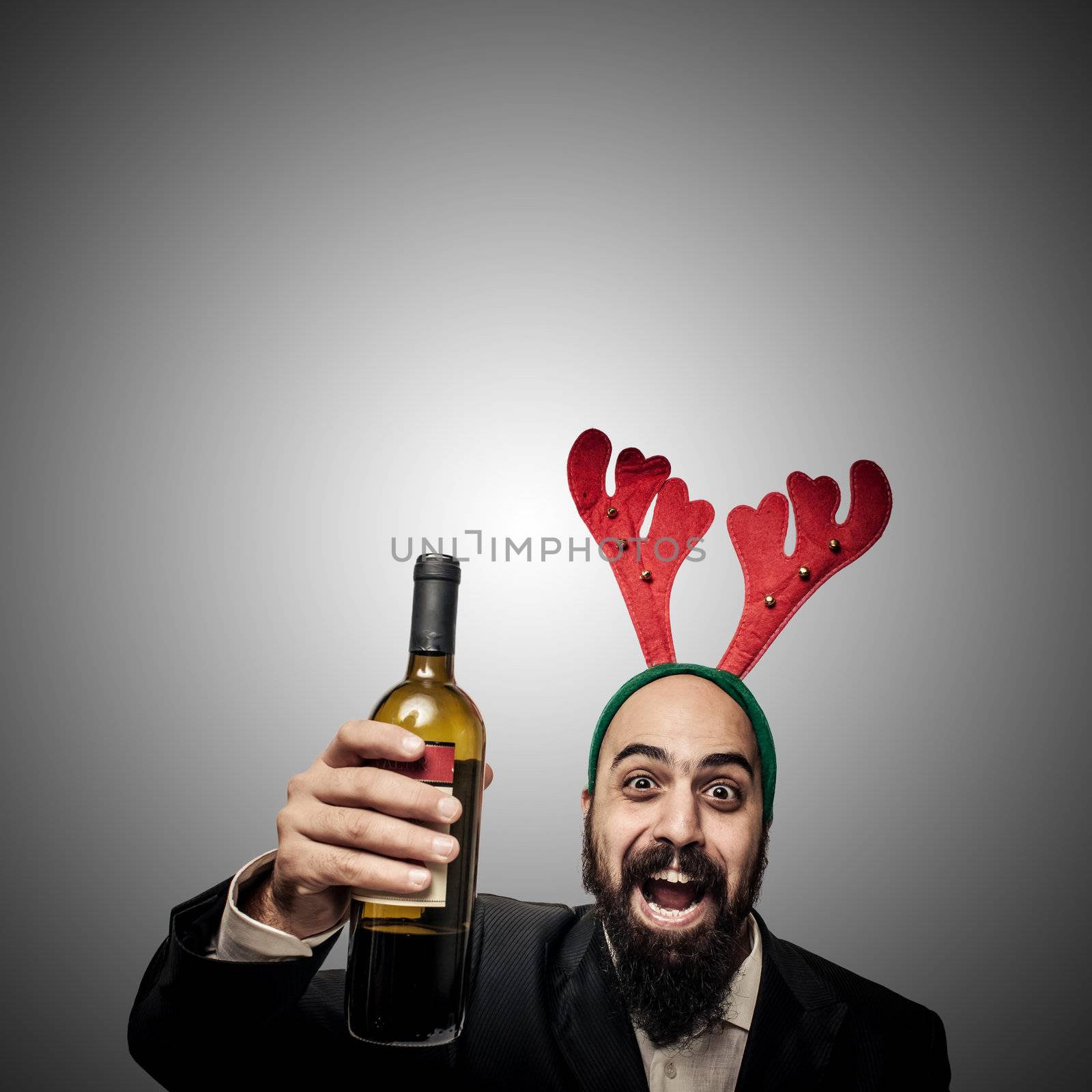 drunk modern elegant santa claus babbo natale by peus