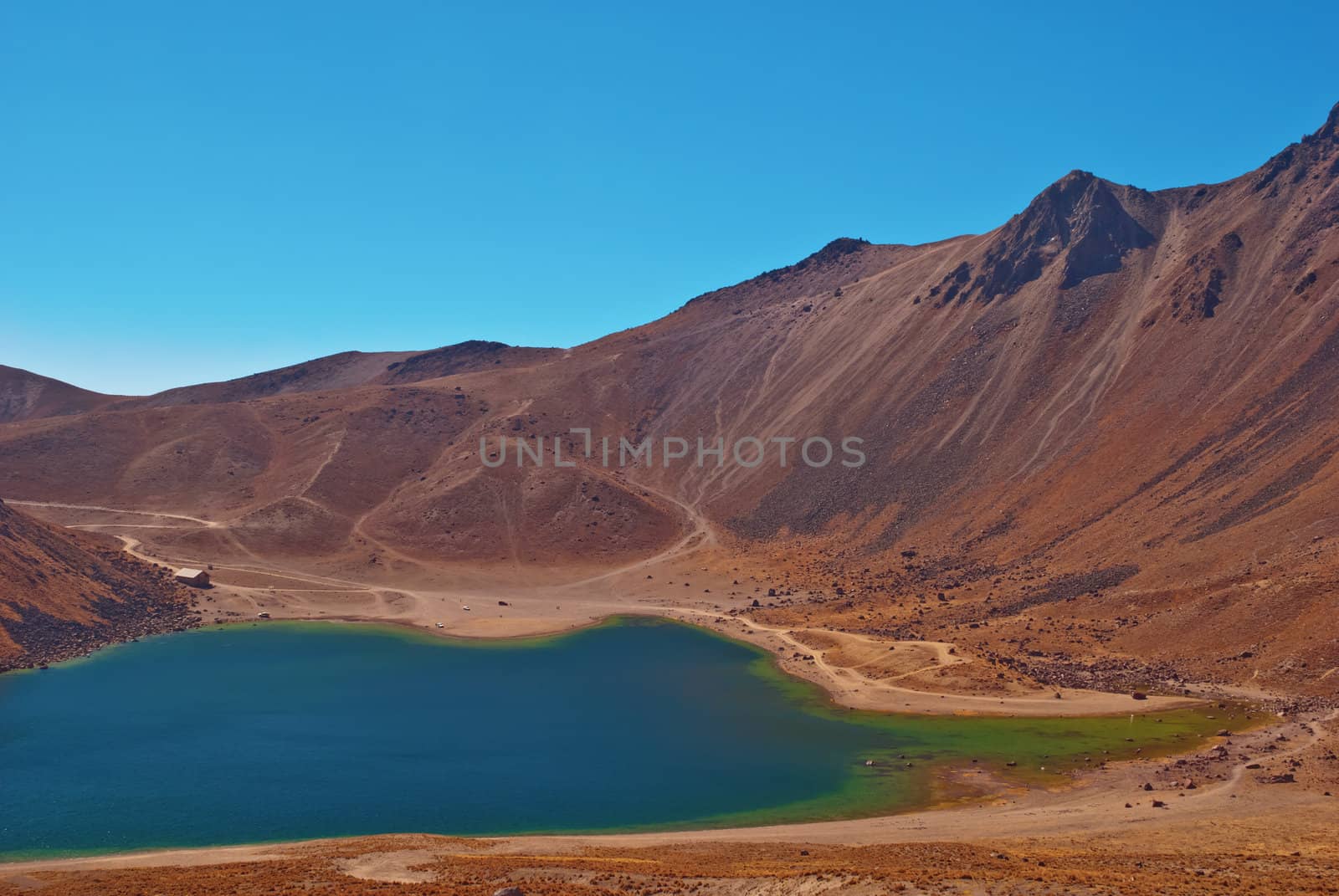 Top of the volcano known as nevado de toluca. Picture taken at 4500 meters over the see level, near Toluca, Mexico.