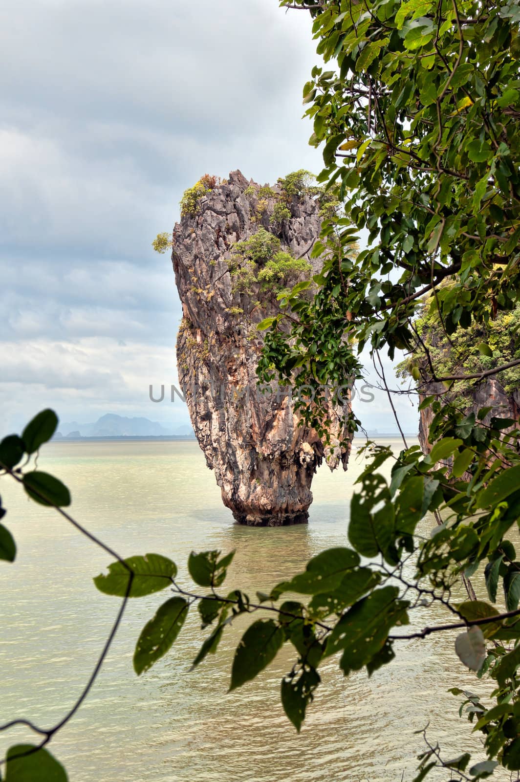 James Bond Island, look through the bushes