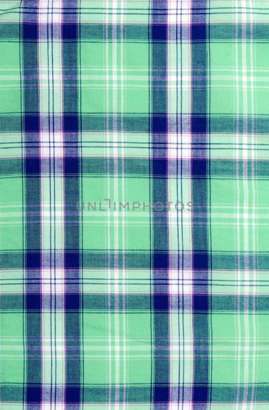 Vertical green and blue background fabric