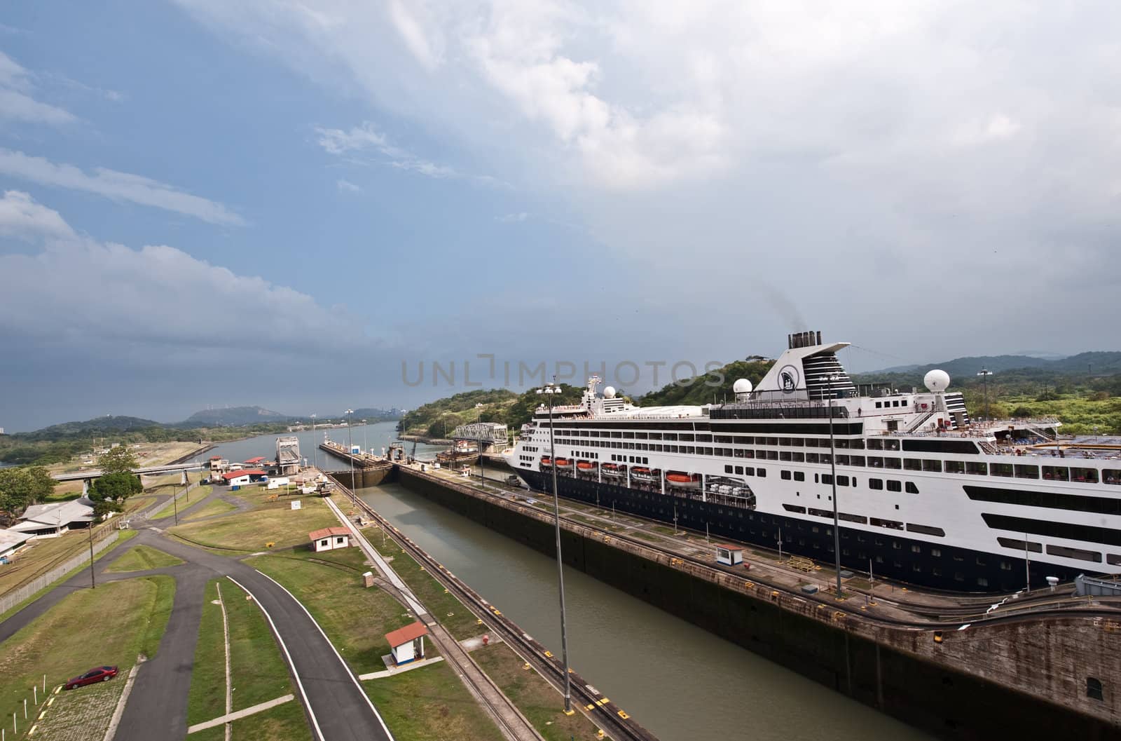 Miraflores locks Panama canal by Marcus