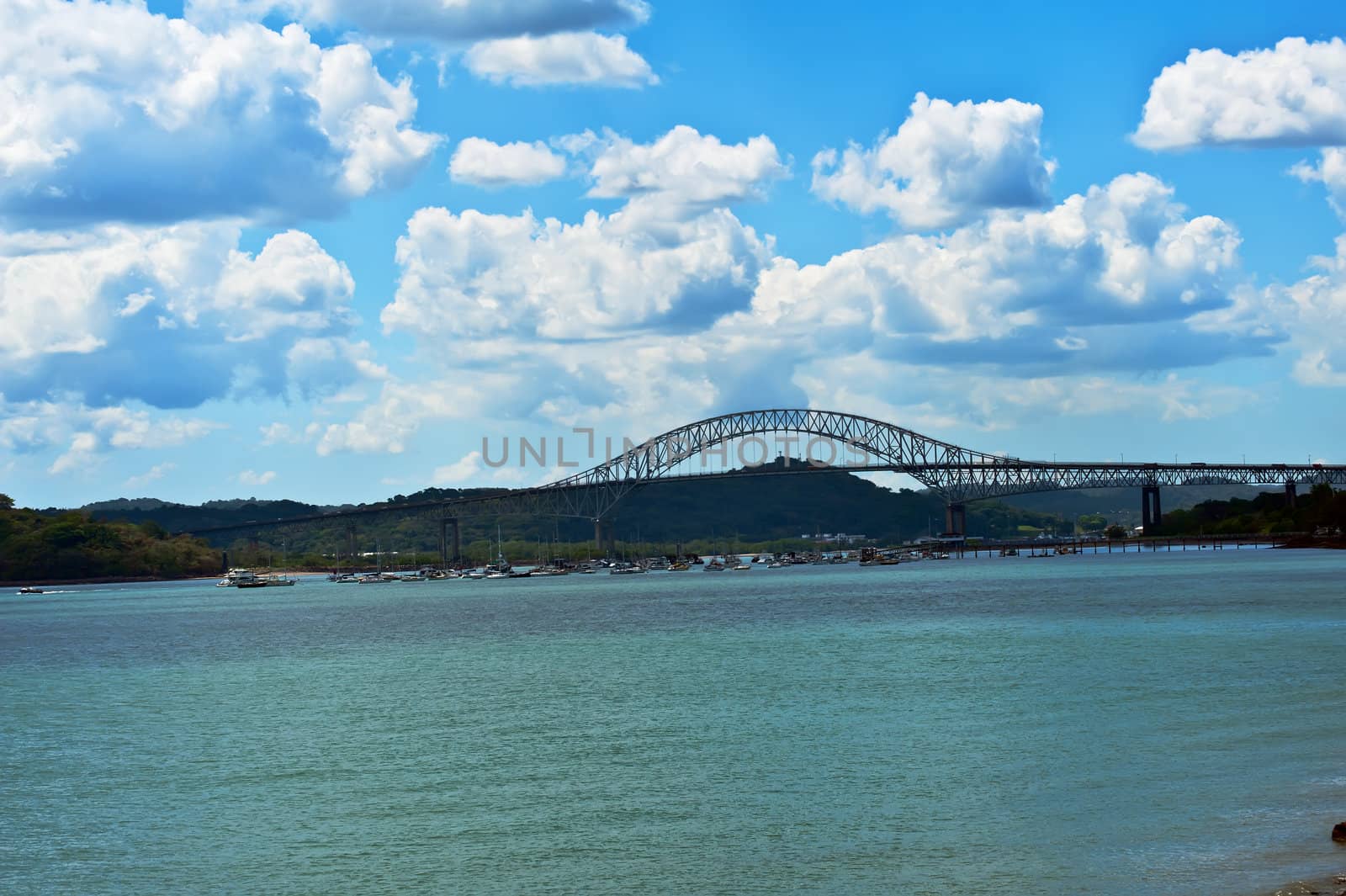 Bridge of Americas South entrance of the Panama Canal also called Tacher Ferry Bridge