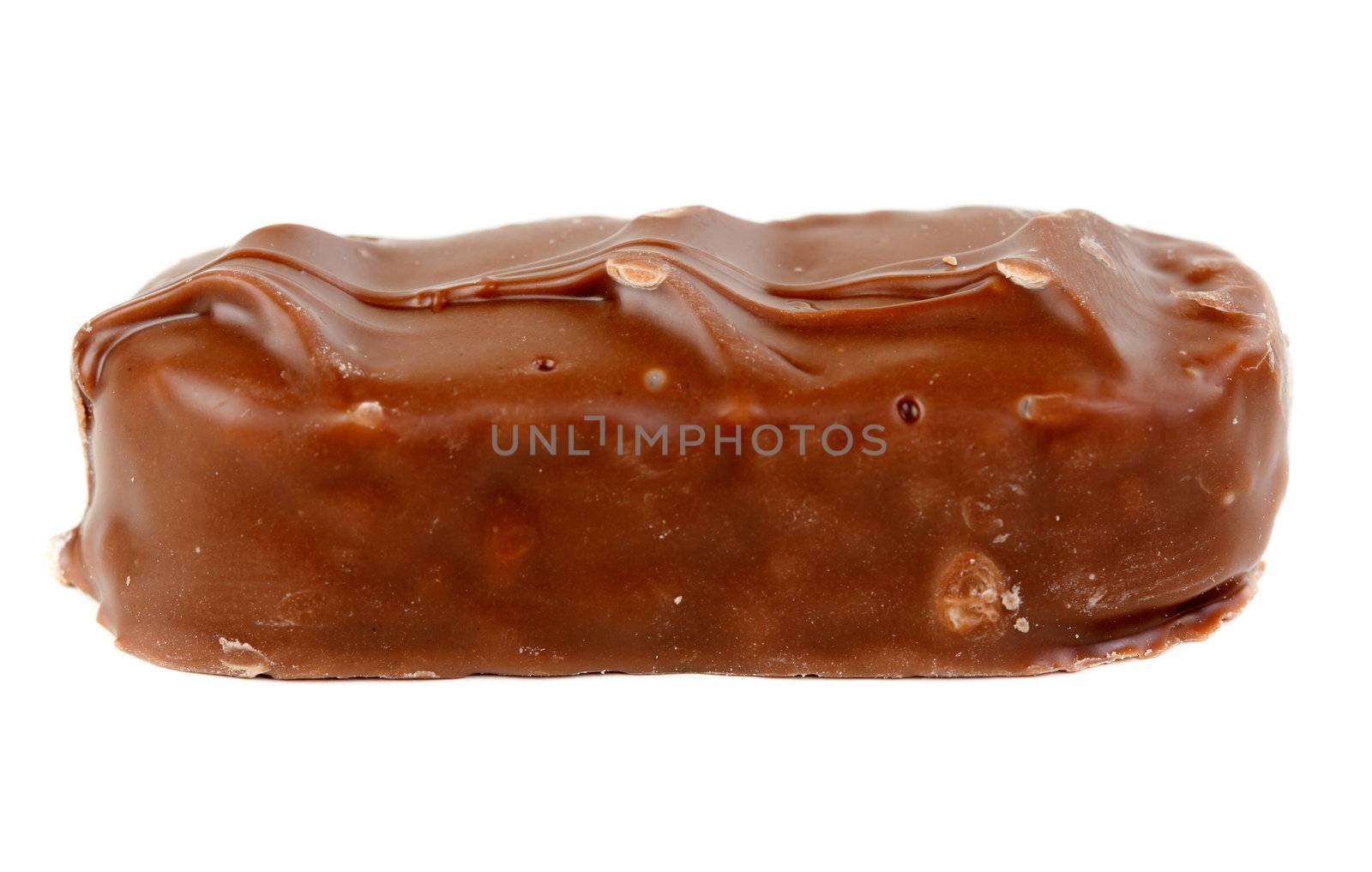 Appetizing chocolate isolated on white background