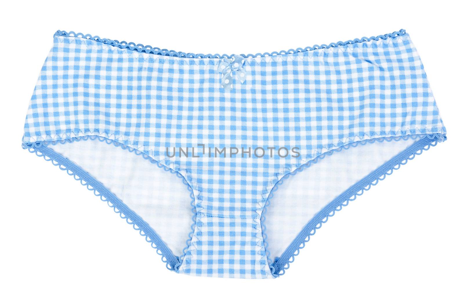 Women's panties isolated on white background