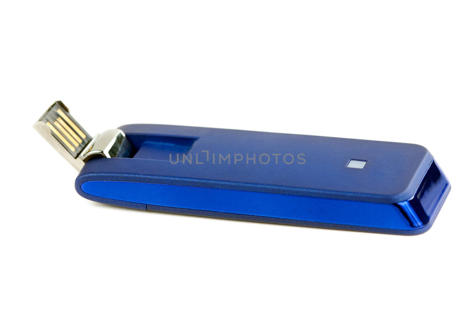 USB modem is isolated on a white background