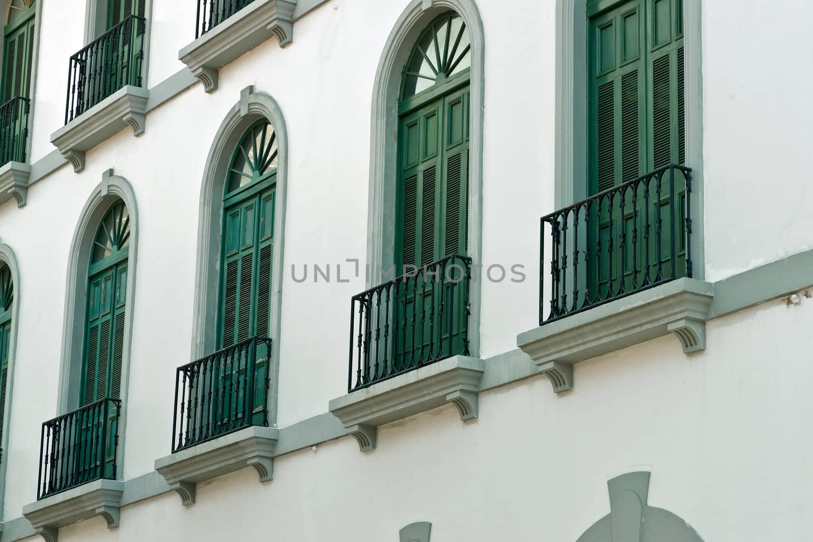 Panama city Casco Viejo old colonial houses