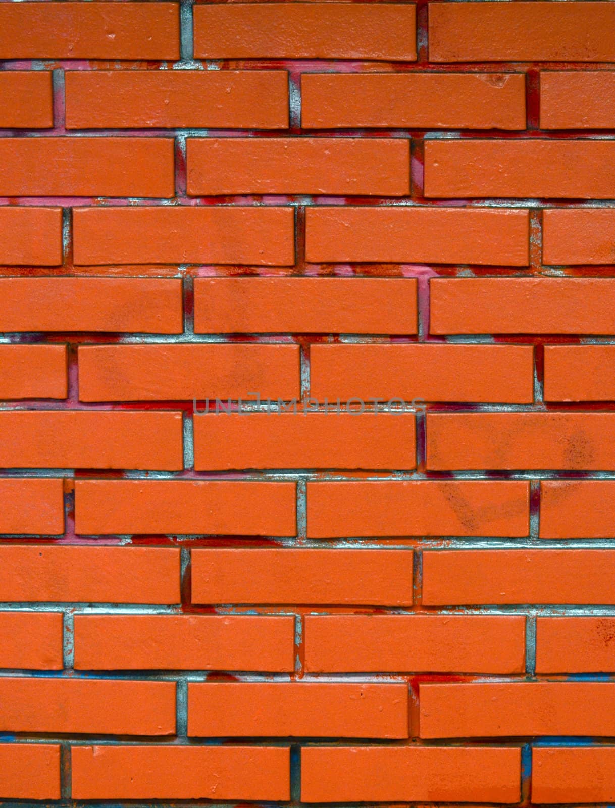 Grunge red brickwall by MalyDesigner