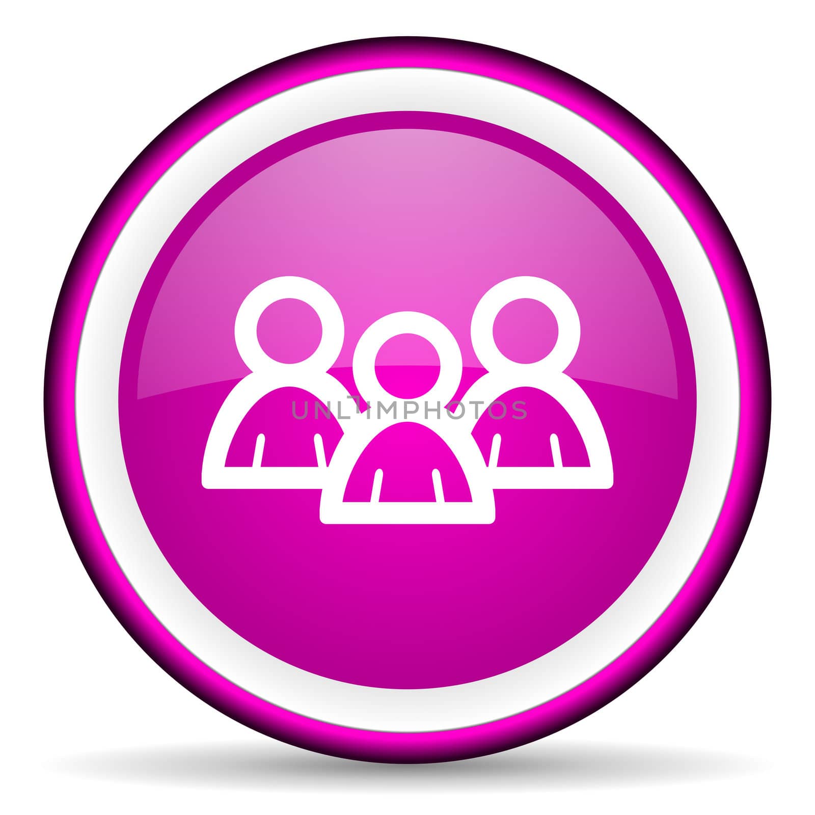 forum violet glossy icon on white background